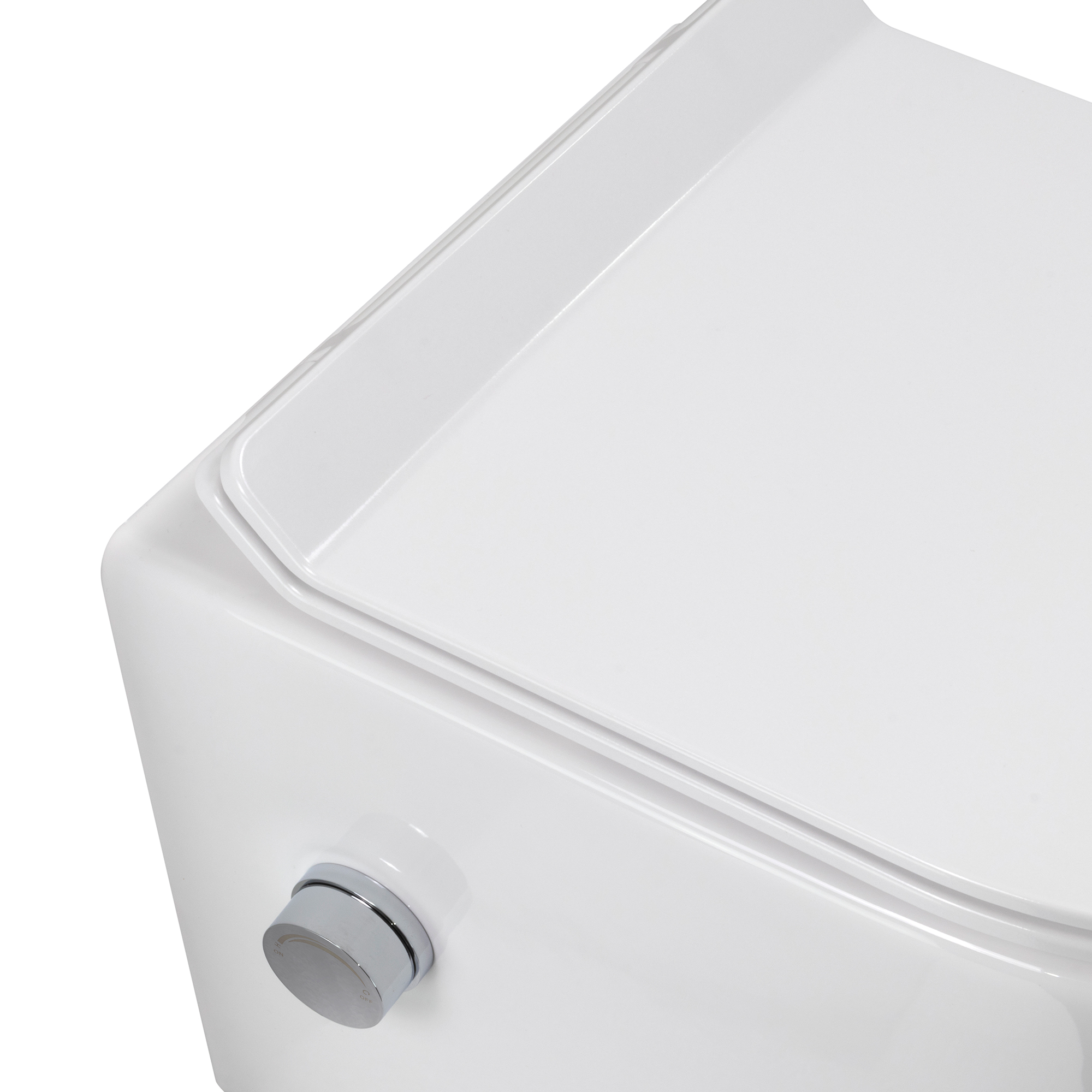 Dusch-WC Franco Fresh mit Bidetfunktion, spülrandloses Wand-WC in Weiß Dusch-WC Franco Fresh mit Bidetfunktion, spülrandloses Wand-WC in Weiß