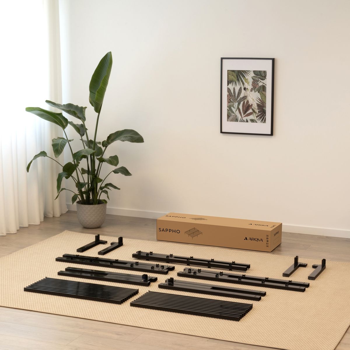 Gästebett Metallbett Einzelbettgestell Sappho Black mit Stauraum 140x200cm Gästebett Metallbett Einzelbettgestell Sappho Black mit Stauraum 140x200cm