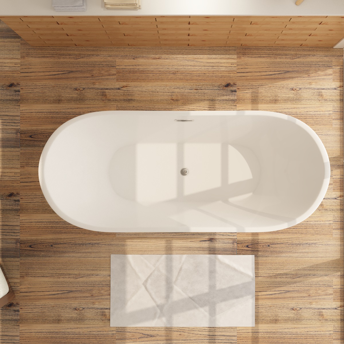 Badewanne aus Sanitäracryl Lugano - ALLE GRÖßEN