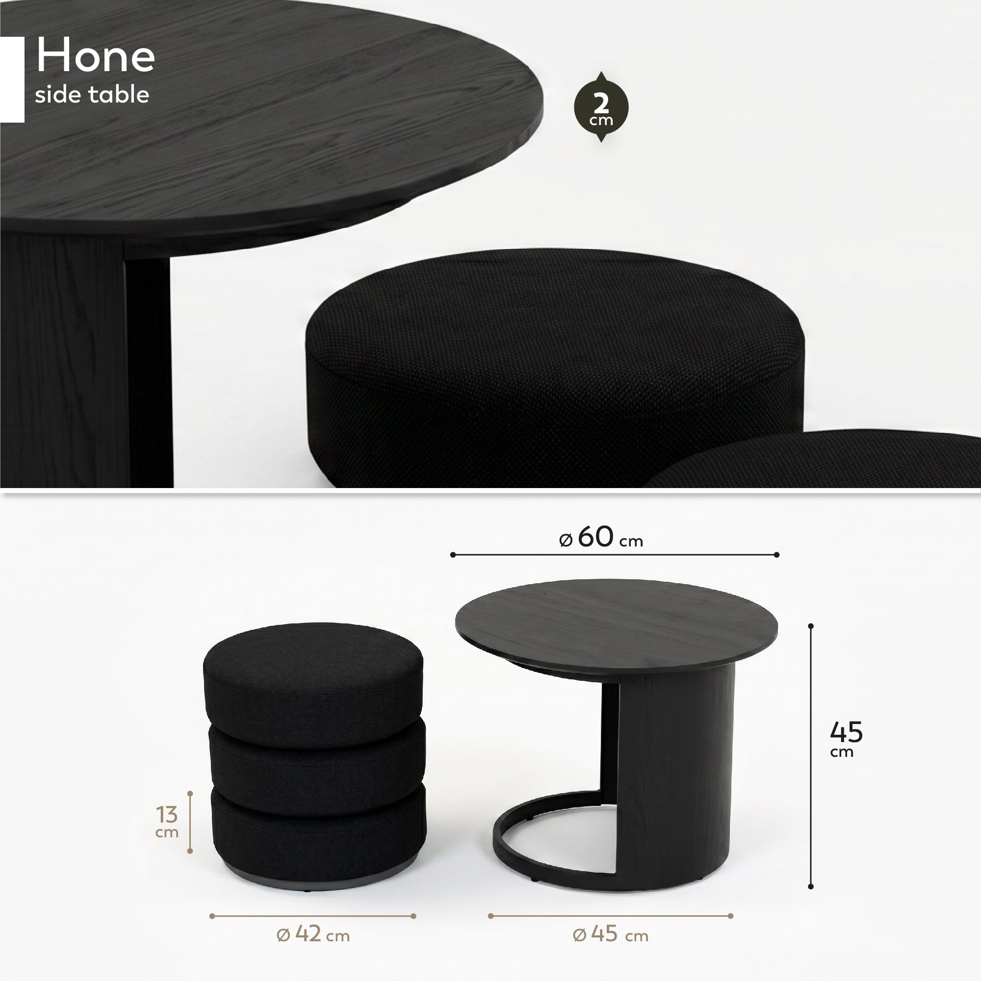 Design Bar Table Edward in White