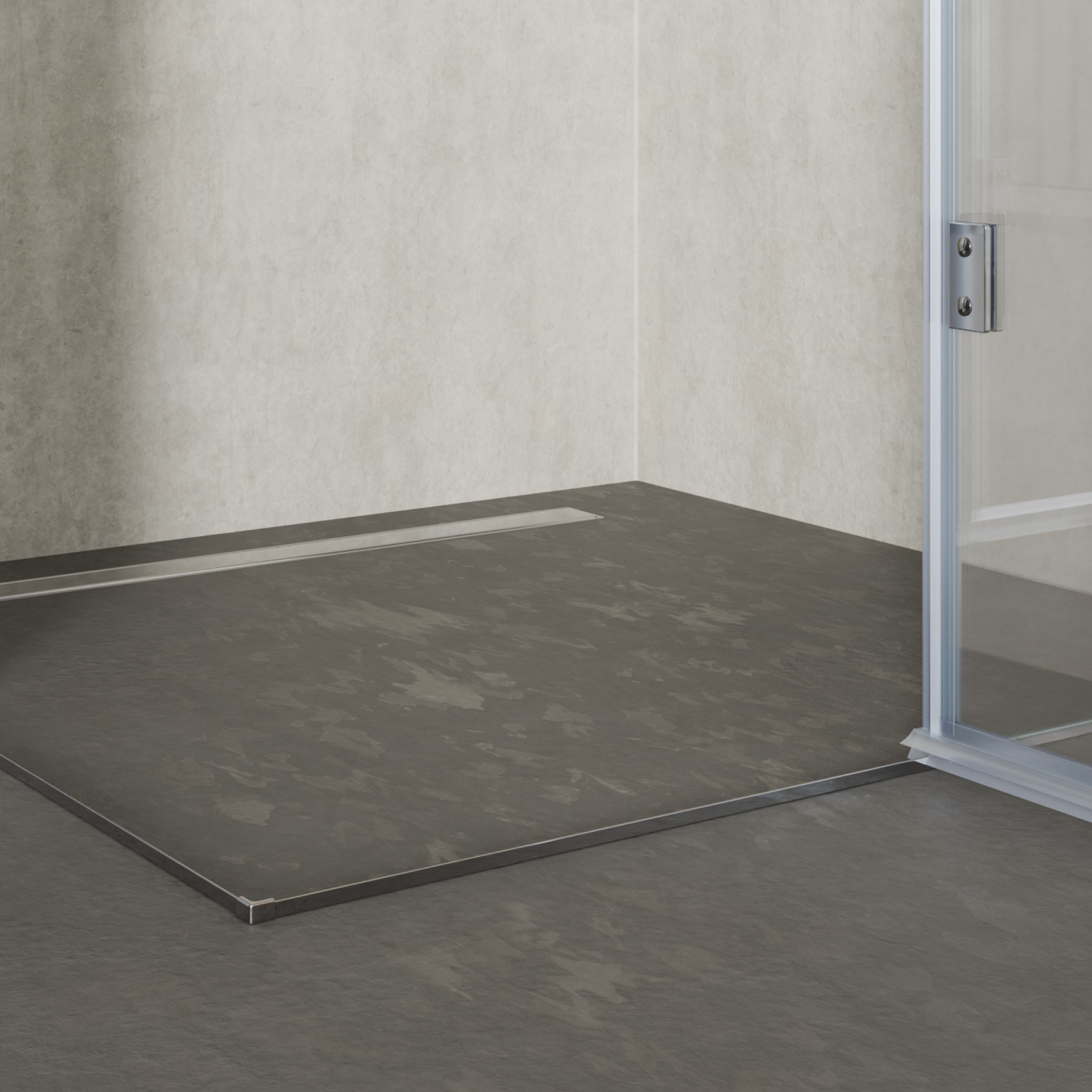 Corner Entry Celine with Folding Doors Made of ESG Safety Glass Corner Entry Celine with Folding Doors Made of ESG Safety Glass