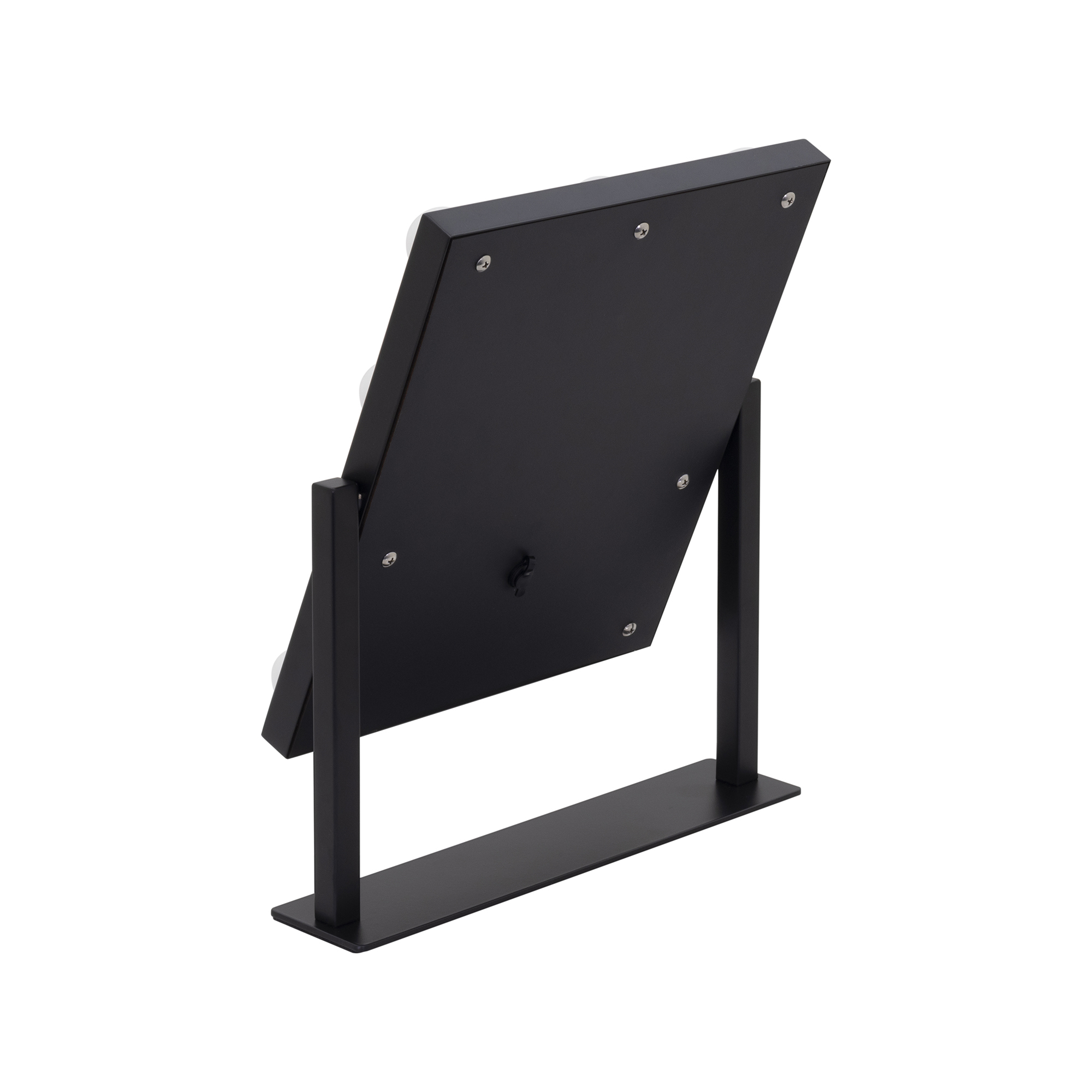 Schminkspiegel Bulb TINY mit 9 dimmbaren LED-Lampen Schwarz