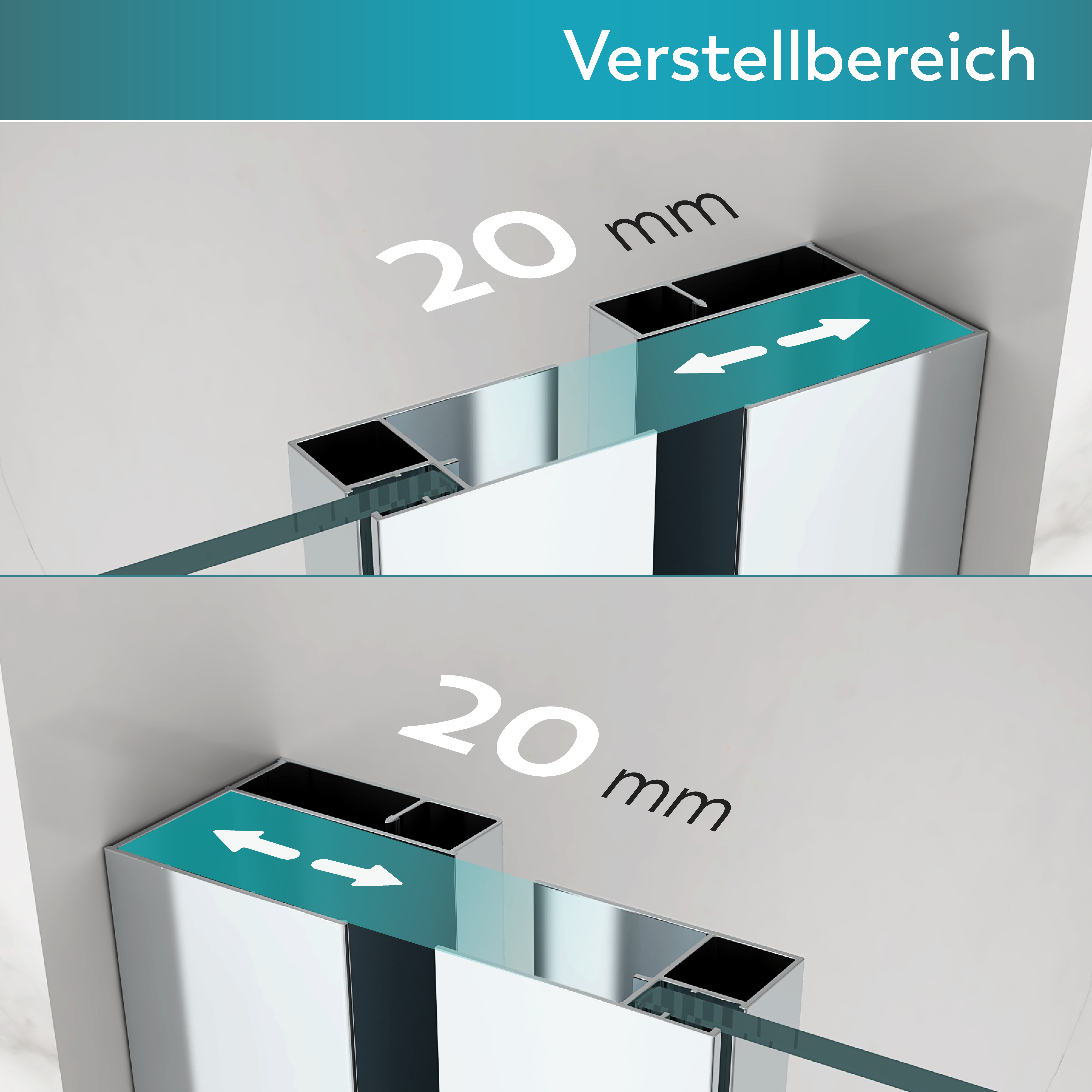 Corner Entry Kaylee BLACK with Sliding Doors made of ESG Safety Glass Corner Entry Kaylee WHITE with Sliding Doors made of ESG Safety Glass