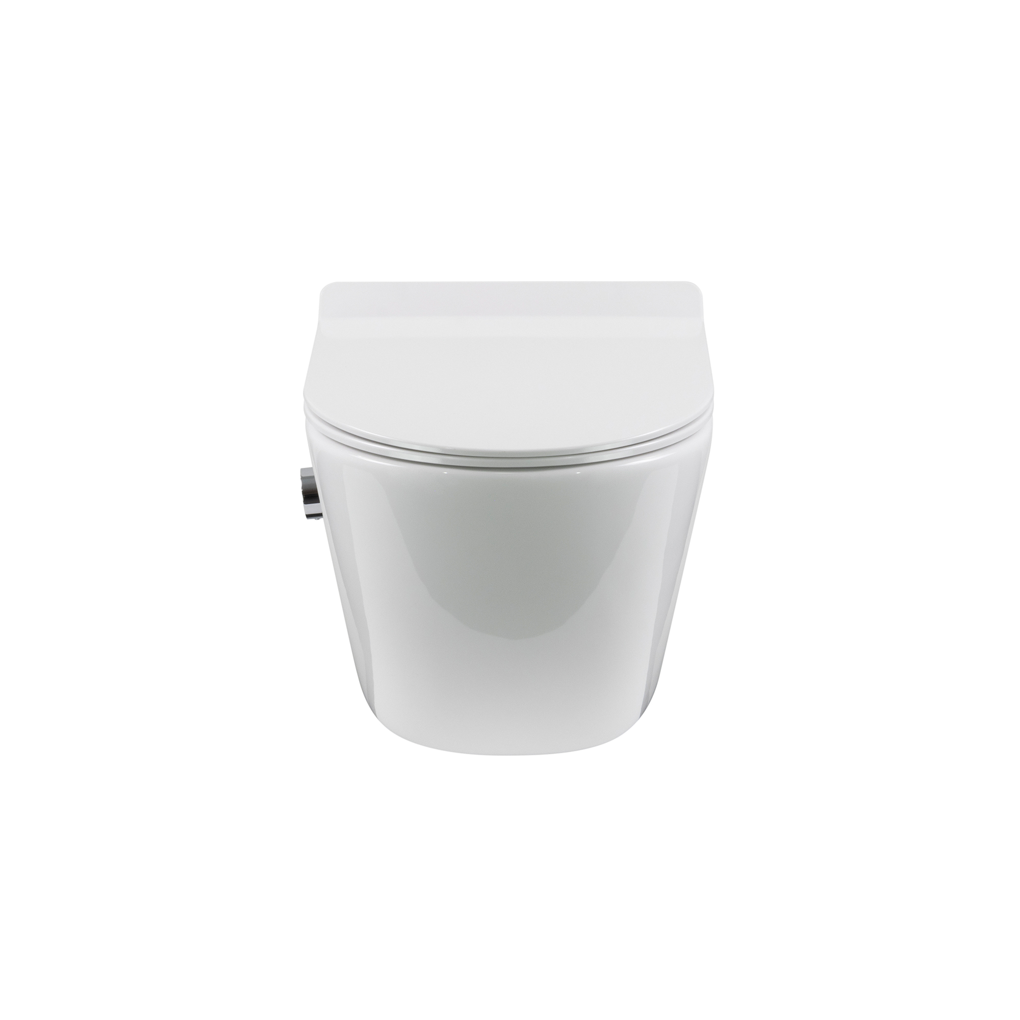 Dusch-WC Franco Fresh mit Bidetfunktion, spülrandloses Wand-WC in Weiß