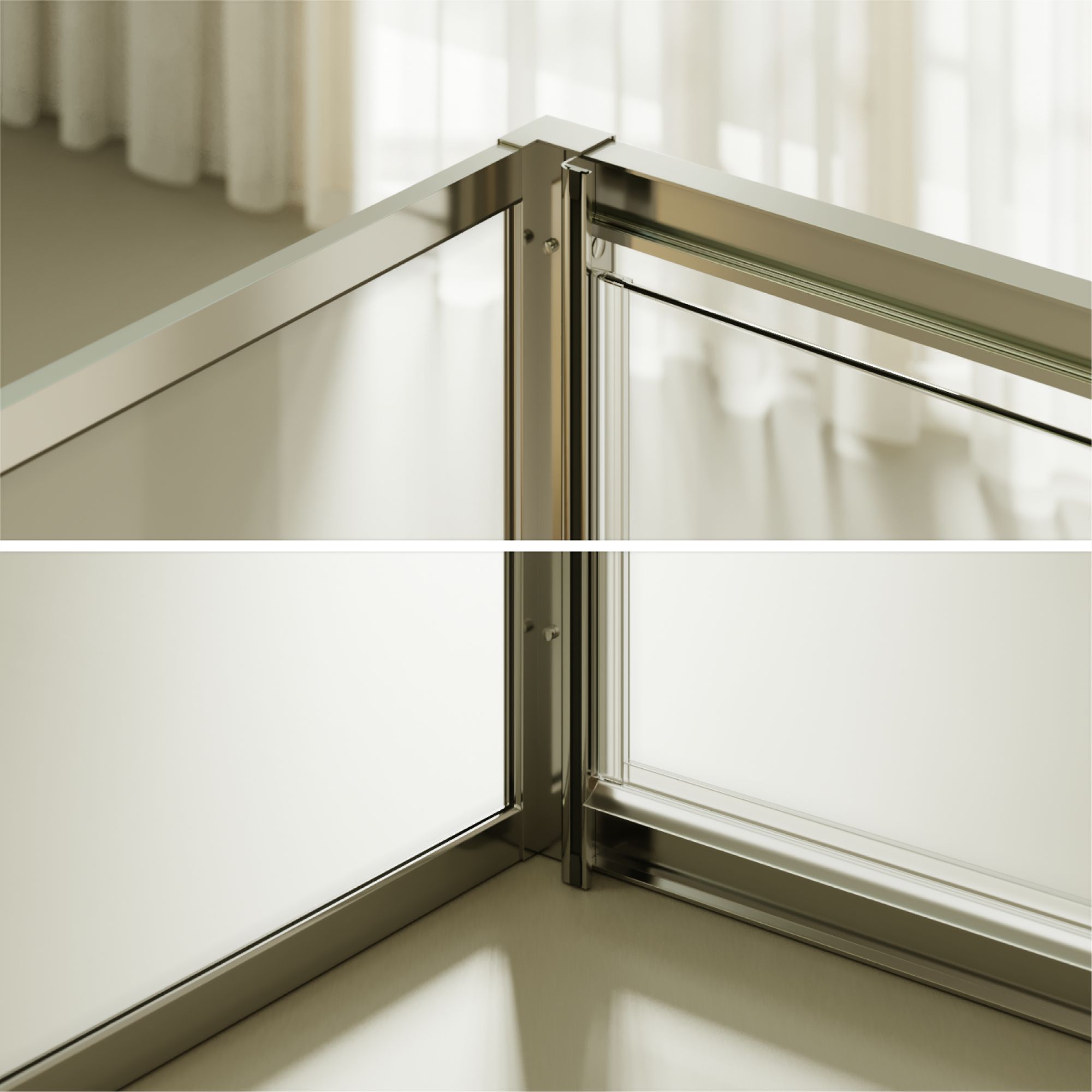 Fronteinstieg Isadora mit Klapptür aus ESG Sicherheitsglas