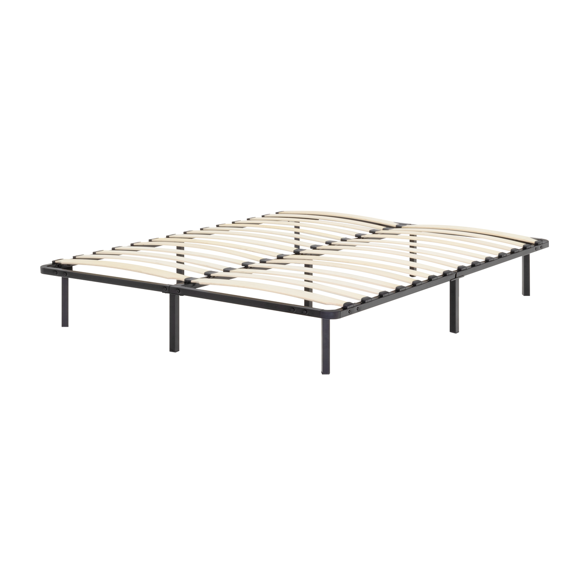 Metallbett Namara Black 140x200cm Namara – Gästebett Metallbett Black mit Stauraum