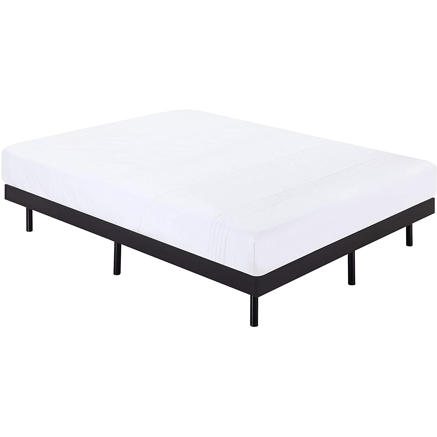 Holz-Rahmenbett - 140x200 cm Schwarz Holz-Rahmenbett - 200x200 cm Schwarz