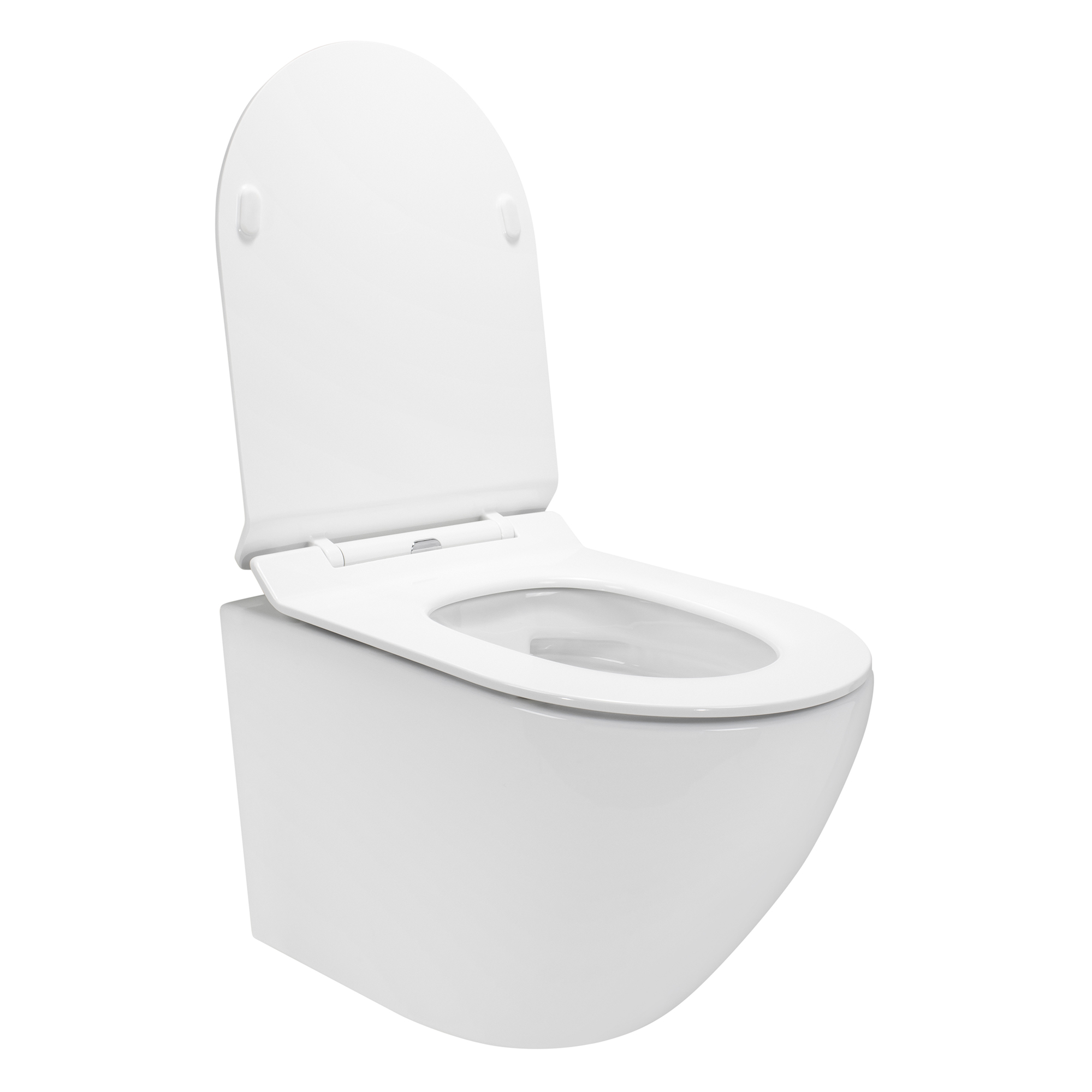 Toilette Hänge WC Spülrandlos inkl. WC Sitz mit Absenkautomatik SOFTCLOSE + abnehmbar Franco Toilette Hänge WC Spülrandlos inkl. WC Sitz mit Absenkautomatik SOFTCLOSE + abnehmbar Franco