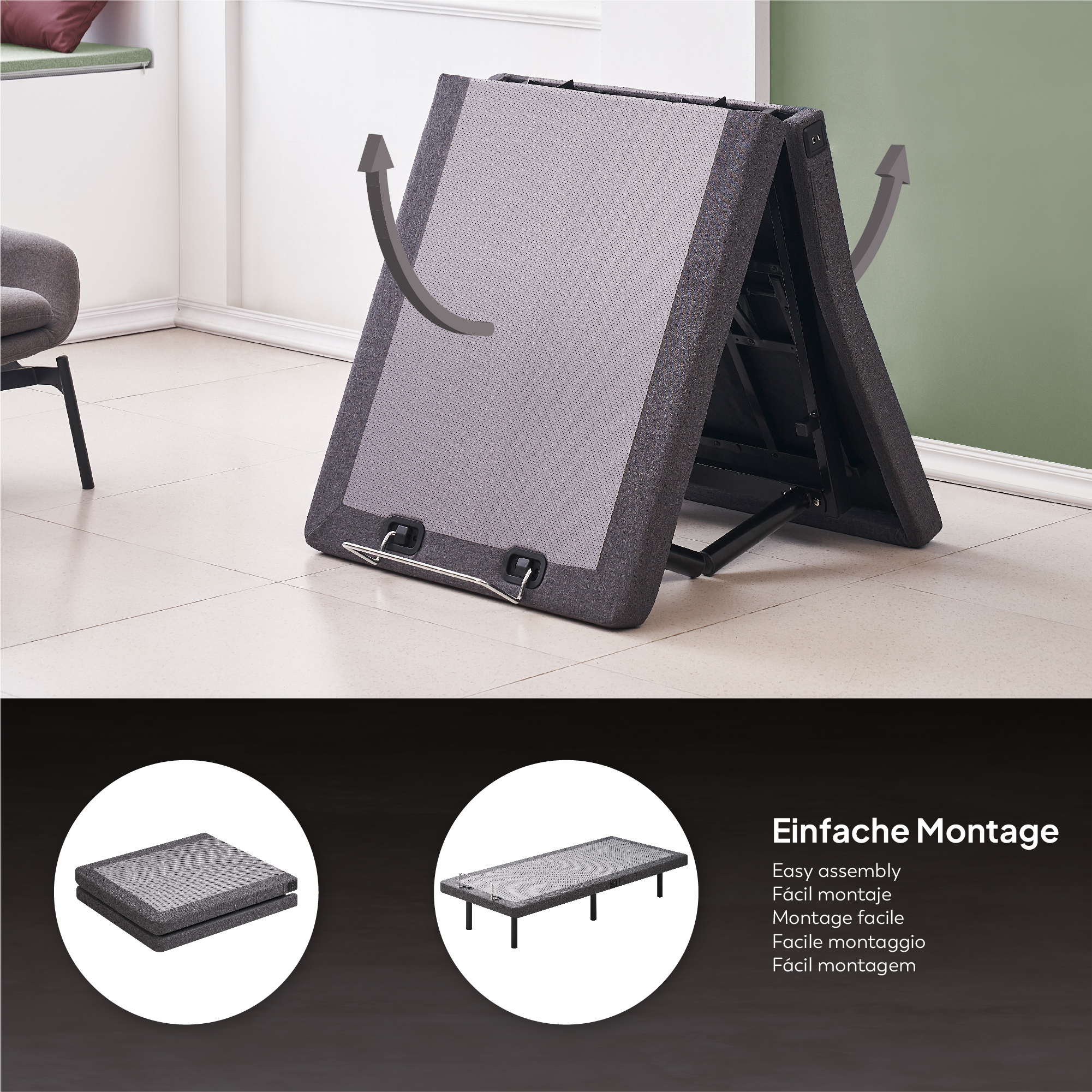 08- Assembly.jpg Joost elektrischer Premium Lattenrost mit 4-stufiger Massagefunktion