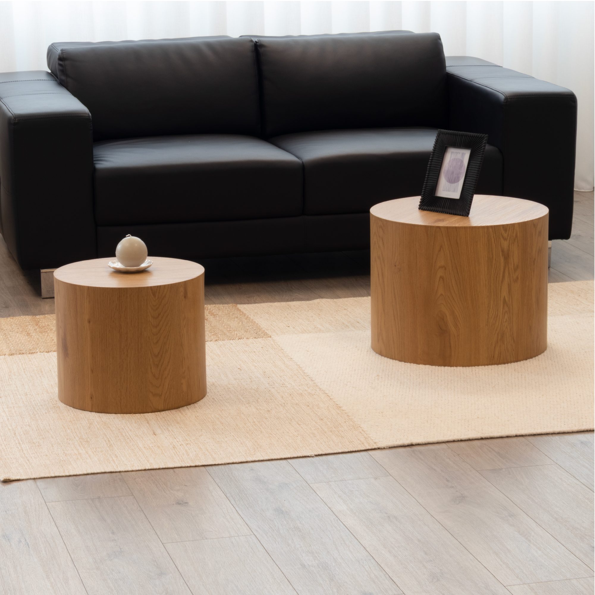 Set aus 2 Couchtischen/Wohnzimmertischen YANKA
