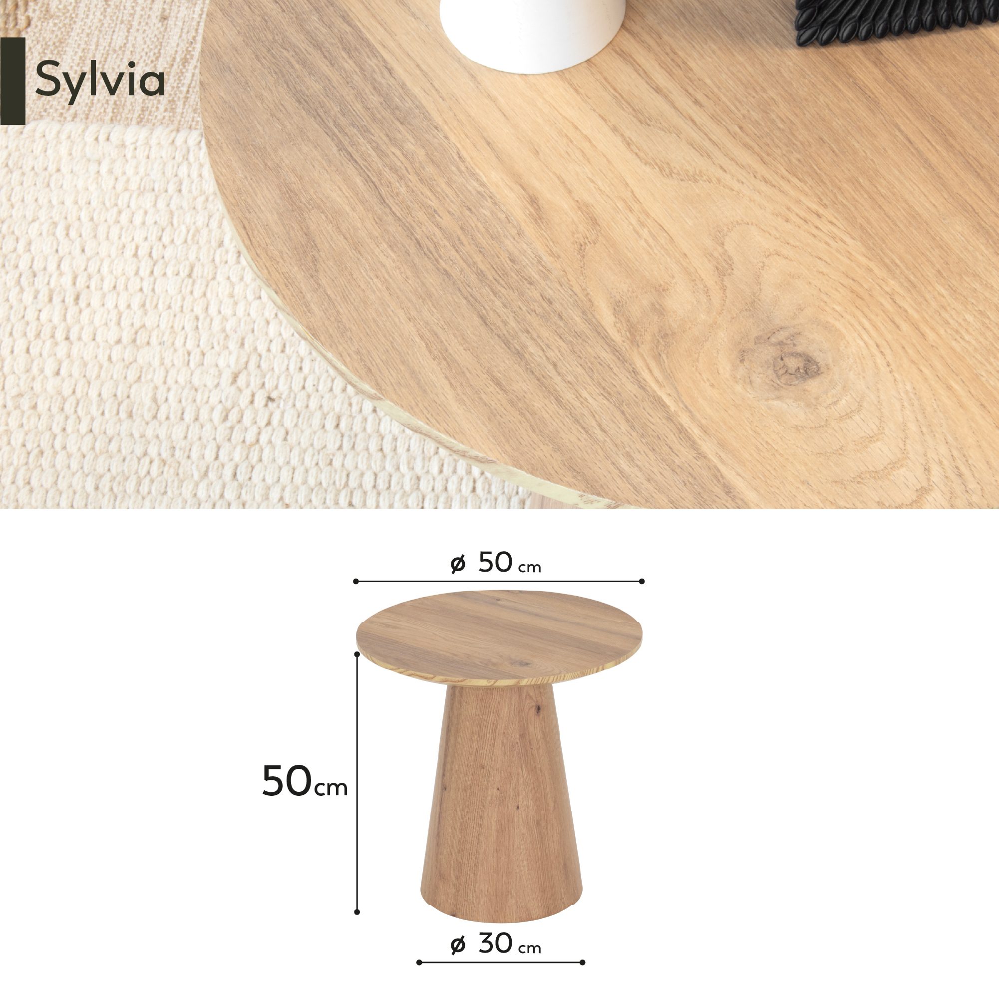 _PT05.jpg Beistelltisch SYLVIA mit Melaminplatte und stabiler Struktur aus Holzverbundmaterial