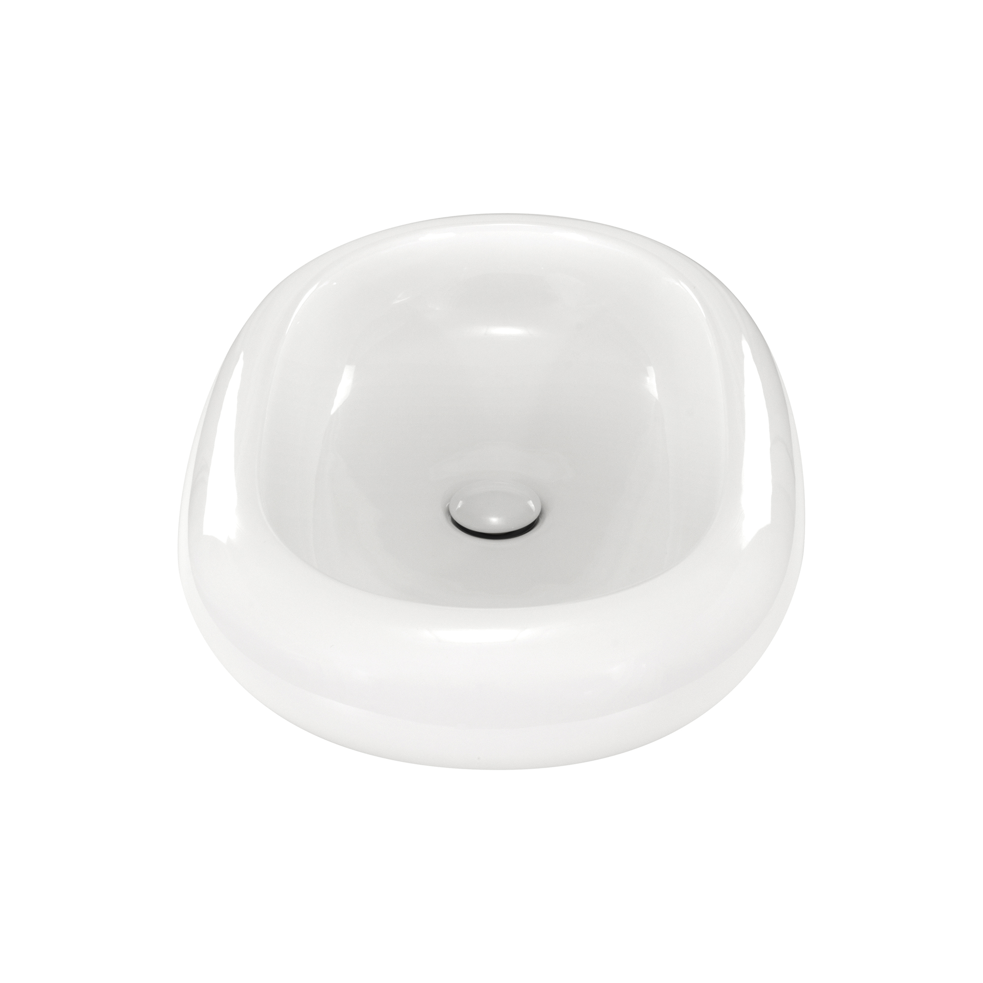 Design Keramik Waschbecken Ofanto in Weiß Design Keramik Waschbecken Ofanto in Weiß