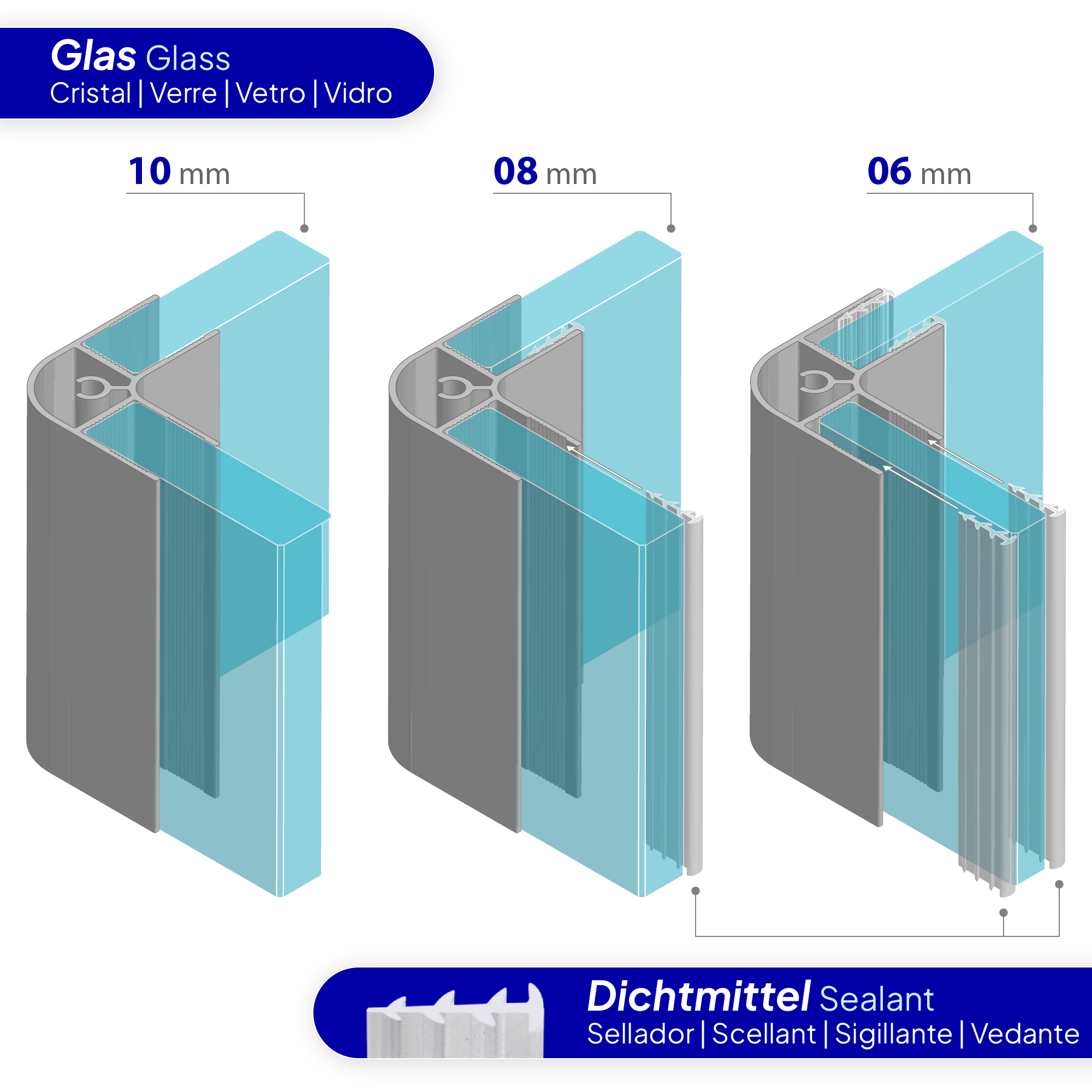 Artboard 4.jpg Hochwertiges Eckprofil aus verchromtem Aluminium – 180 cm/190 cm/200 cm