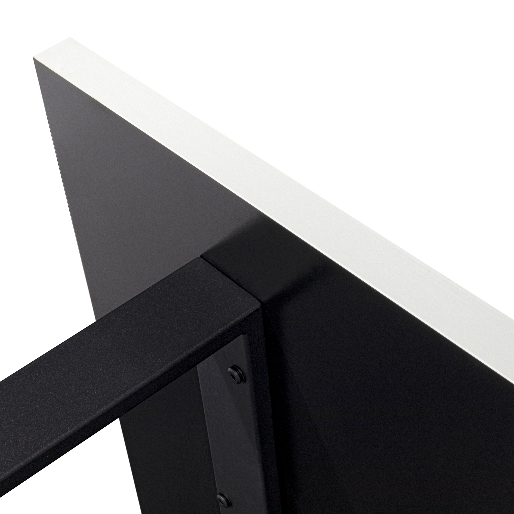 Esszimmertisch MACON Kufentisch Holztisch Esstisch - Weiß + Schwarz Esszimmer Kufentisch MACON Weiß + Schwarz 220x100 cm