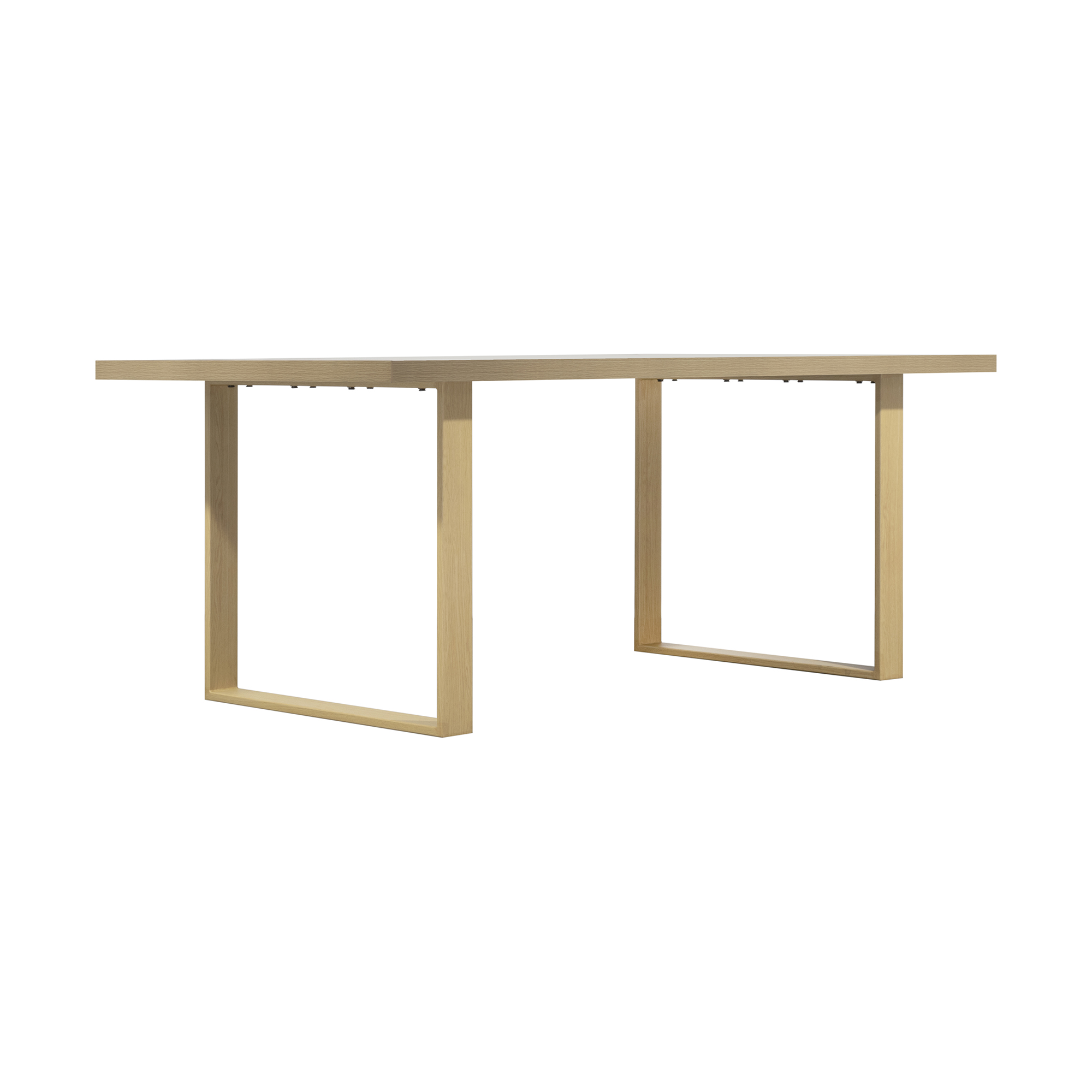 Dining Table MACON Cantilever Table Wooden Table Dining Table - Oak + Oak
