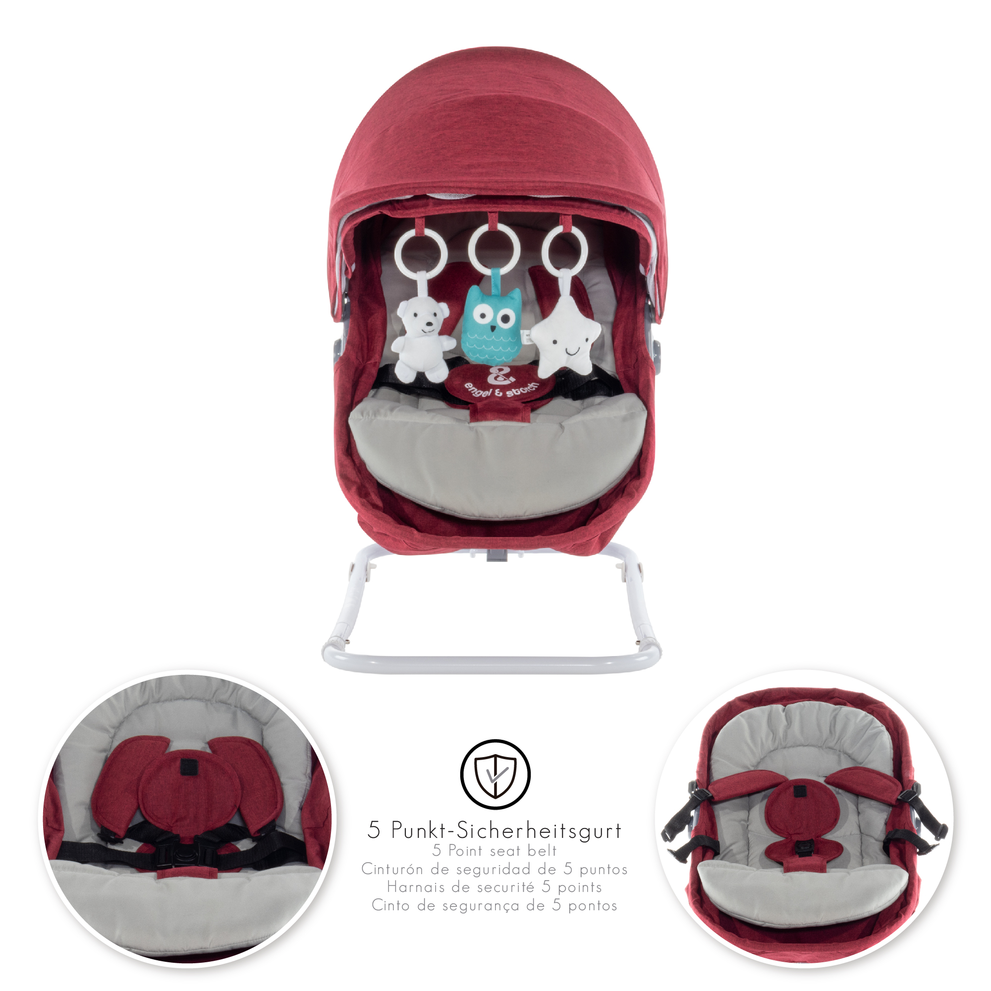 Artboard 2Pavo Babywippe PAVO mit Wiegenfunktion und Spielebogen