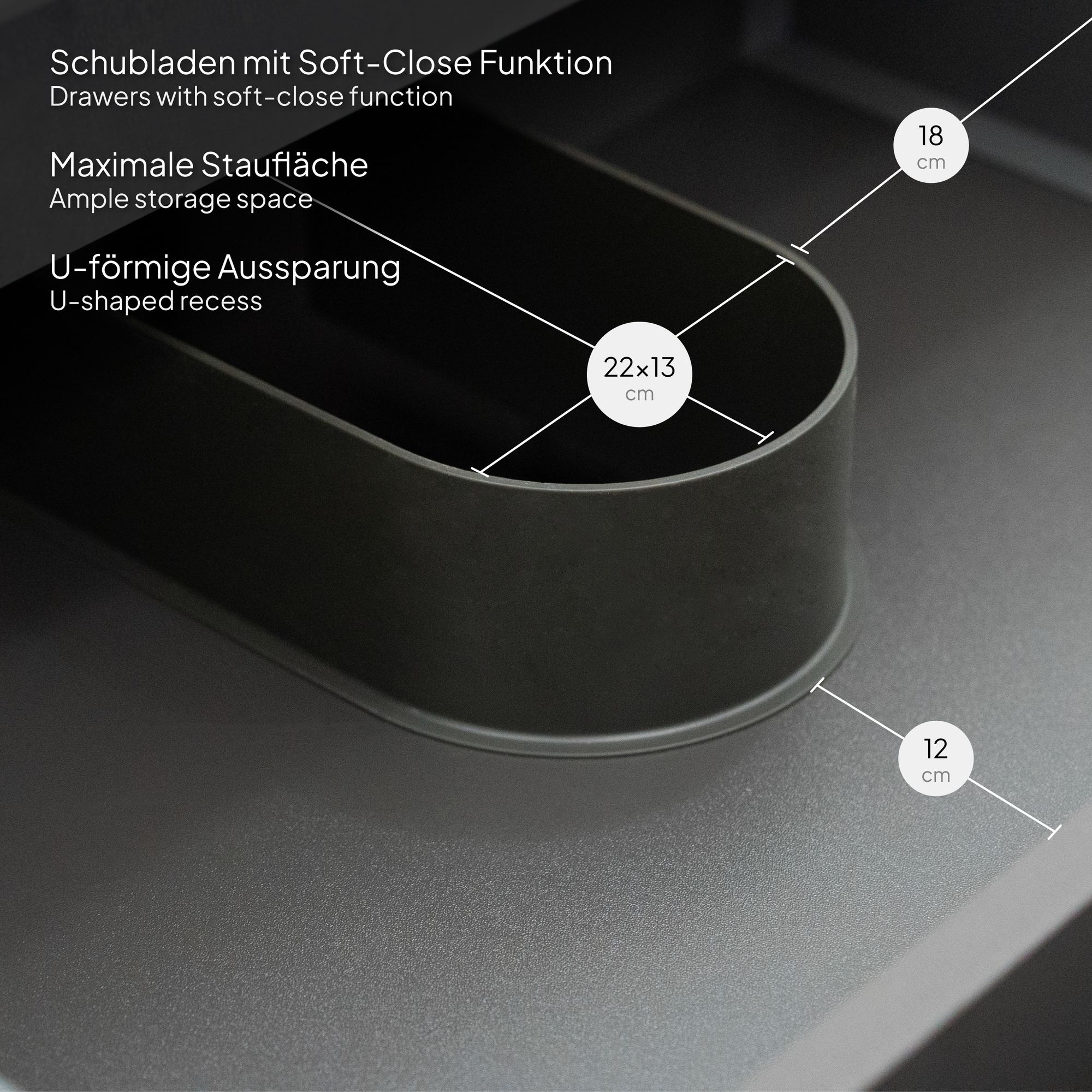 Badmöbelset Indra – Betonoptik, Calacatta-Porzellanplatte, Doppelwaschplätze & LED-Spiegel Badmöbelset Indra – Betonoptik, Calacatta-Porzellanplatte, Doppelwaschplätze & LED-Spiegel