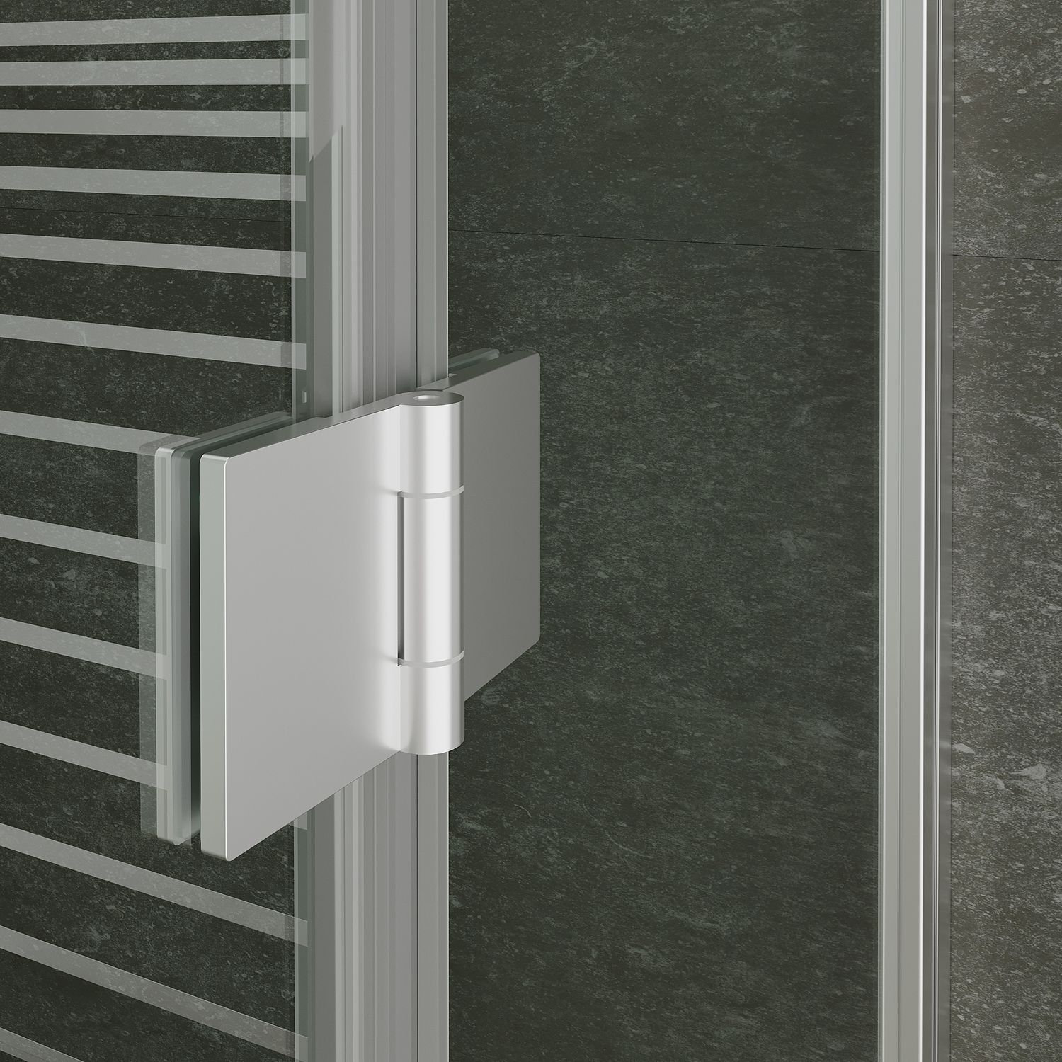 Eckeinstieg Belle mit Falttüren aus 6mm ESG Sicherheitsglas