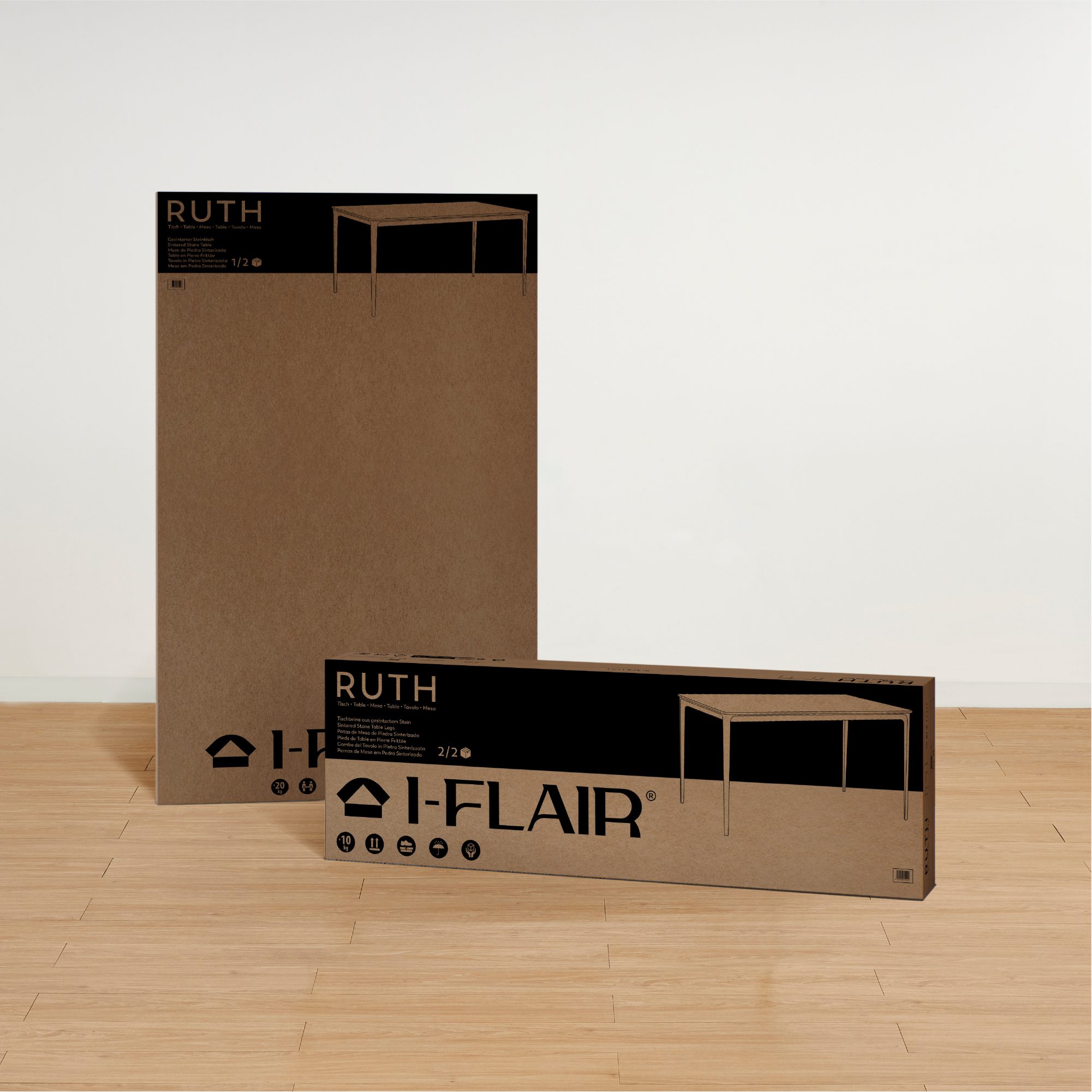 09 - Packaging.jpg Set Ruth + Wendy | Essgruppe mit Tisch und Stühlen für Innen- und Außenbereiche