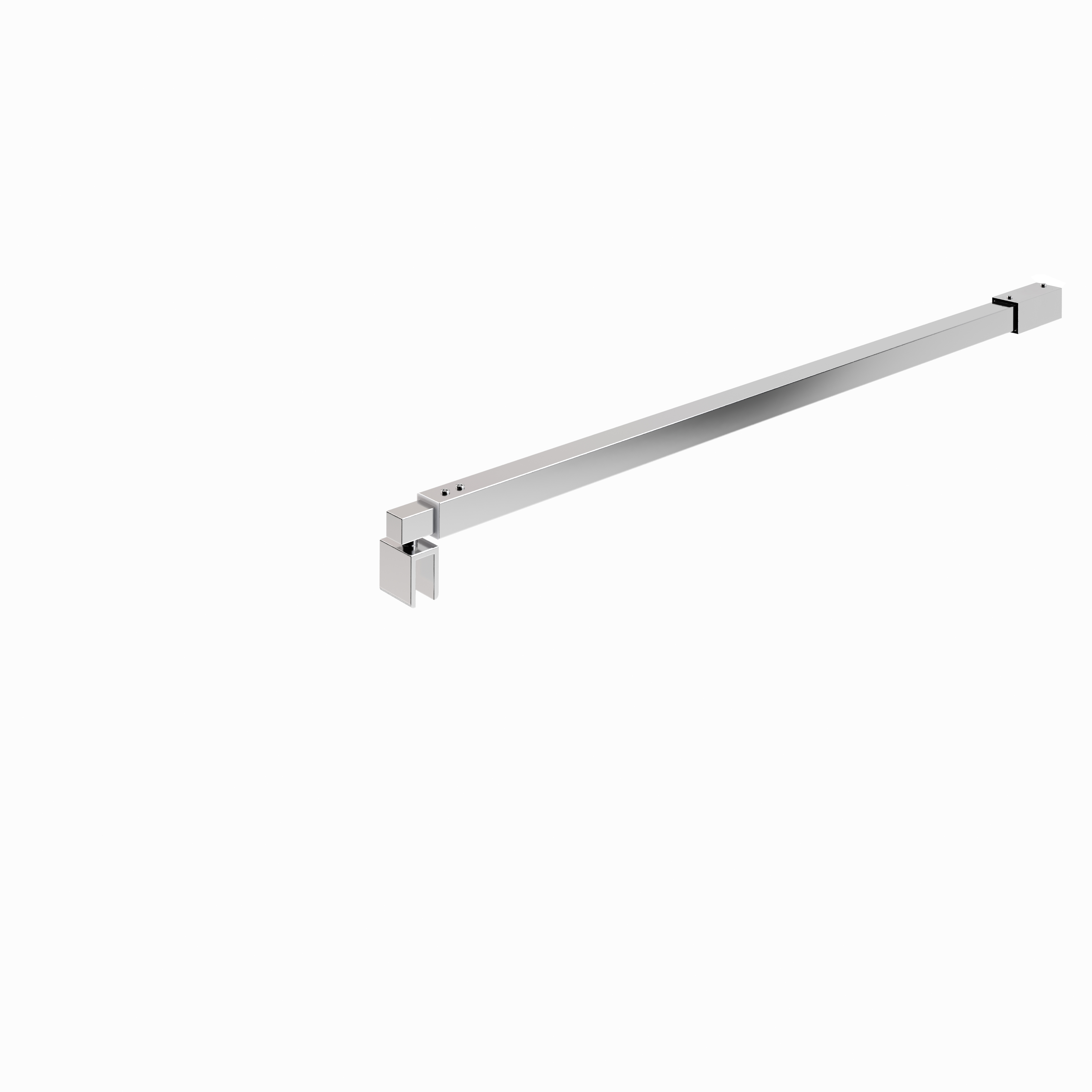 Haltestange für Walk In Duschwände mit Verstellbereich 70-118 cm