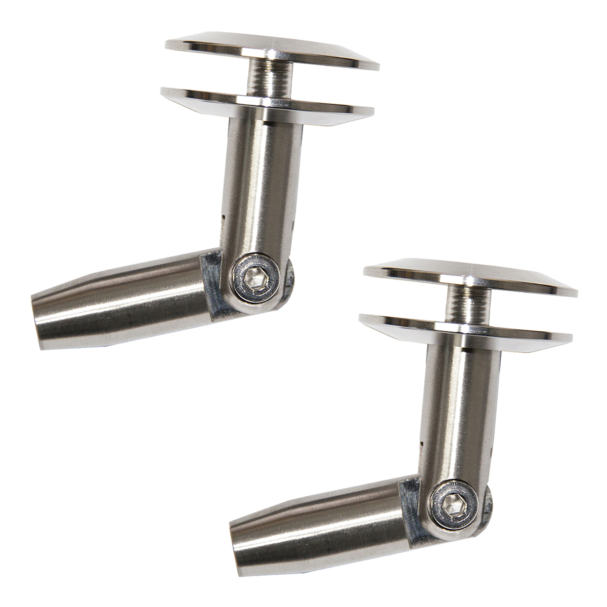 Halterungen für Glasvordach aus V2A Edelstahl Rostfrei 100cm 2stk