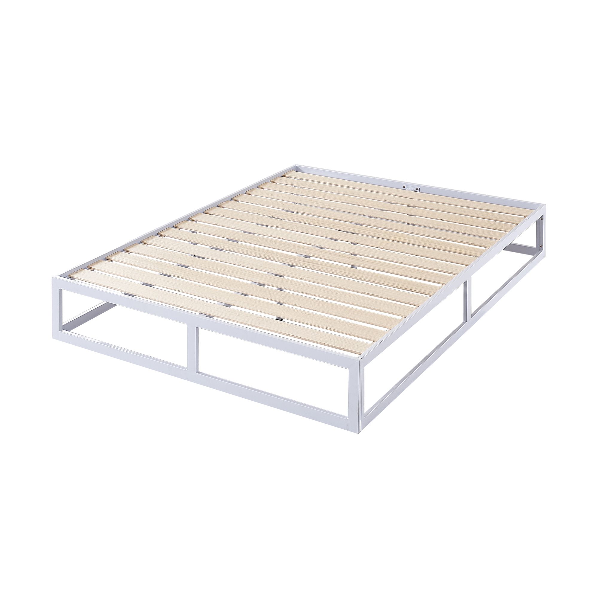 Metallbett Haruki in Weiß 200cm-200cm