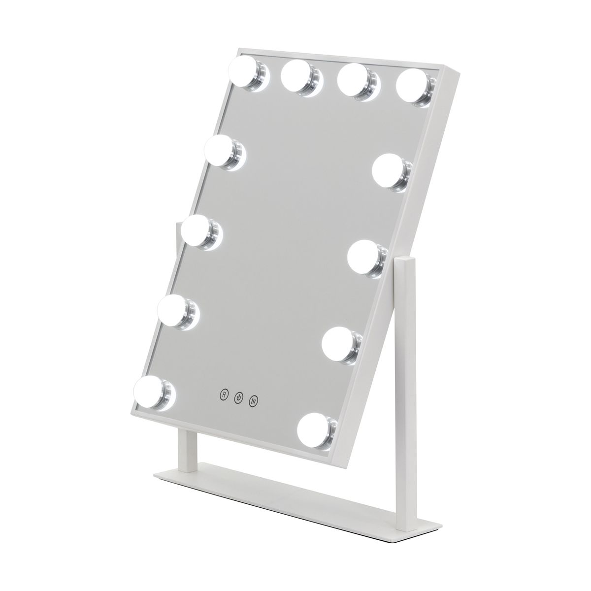 Schminkspiegel Bulb LITTLE mit 12 dimmbaren LED-Lampen Weiß Schminkspiegel Bulb LITTLE mit 12 dimmbaren LED-Lampen Weiß