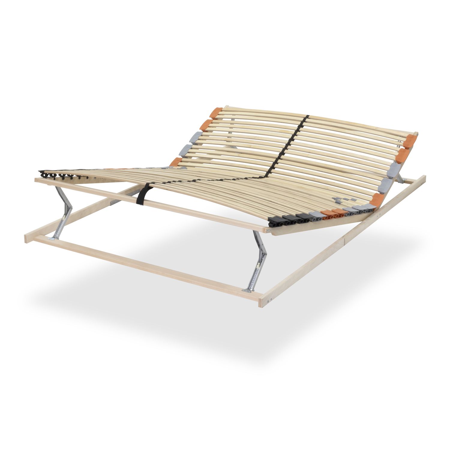 7-Zonen Tellerlattenrost TFlex30 - Starr 100x200 cm Zone – Slatted Frame TFlexTrio 7- with Head and Foot Adjustment