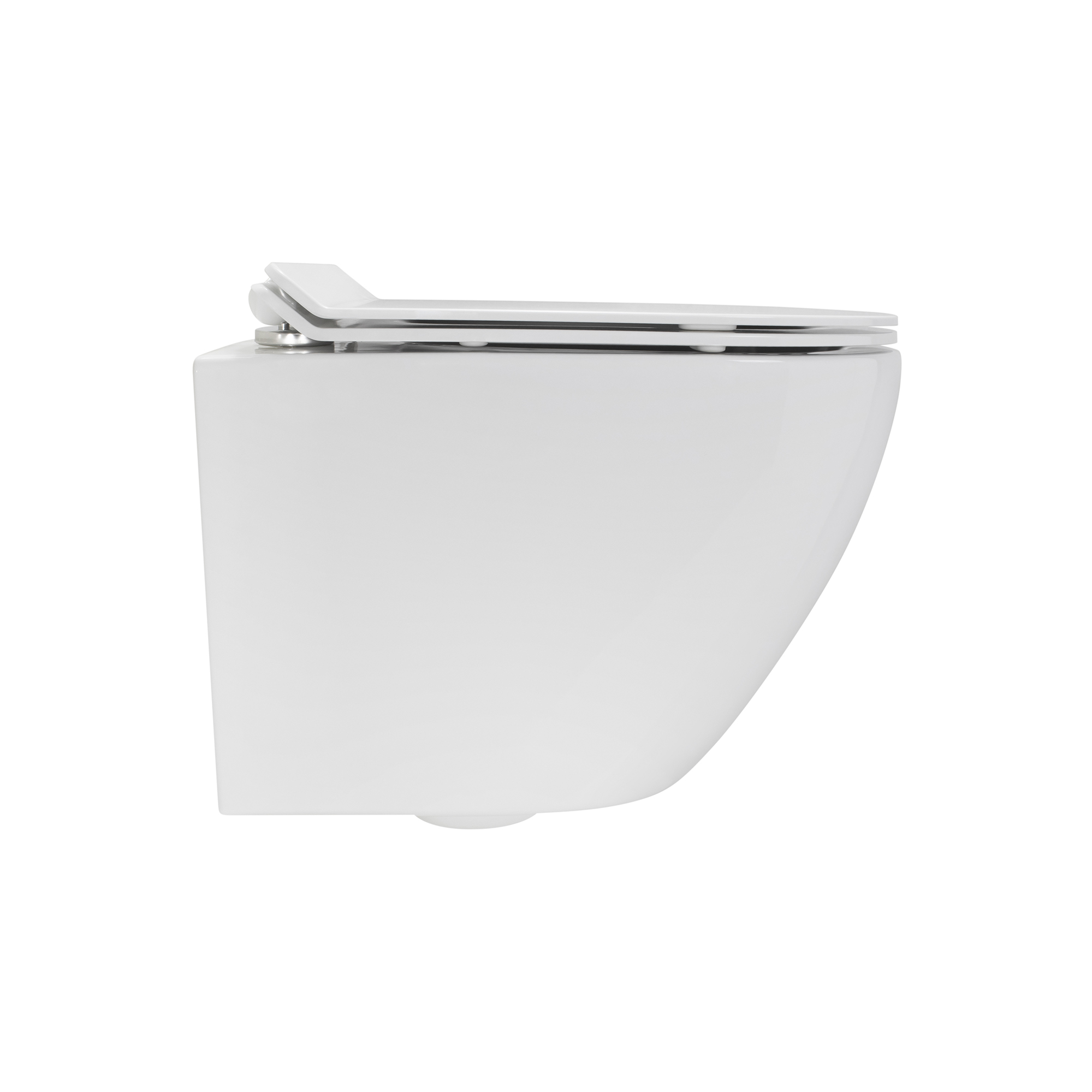 Toilette Hänge WC Spülrandlos inkl. WC Sitz mit Absenkautomatik SOFTCLOSE + abnehmbar Franco