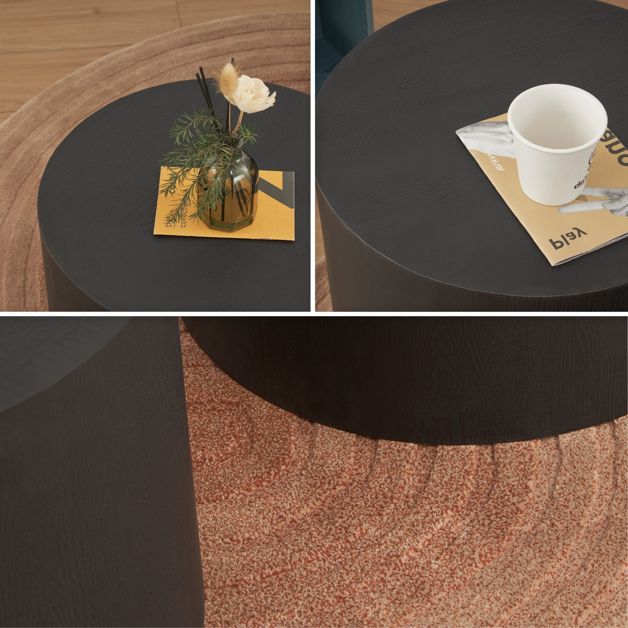 Set aus 2 Couchtischen/Wohnzimmertischen YANKA