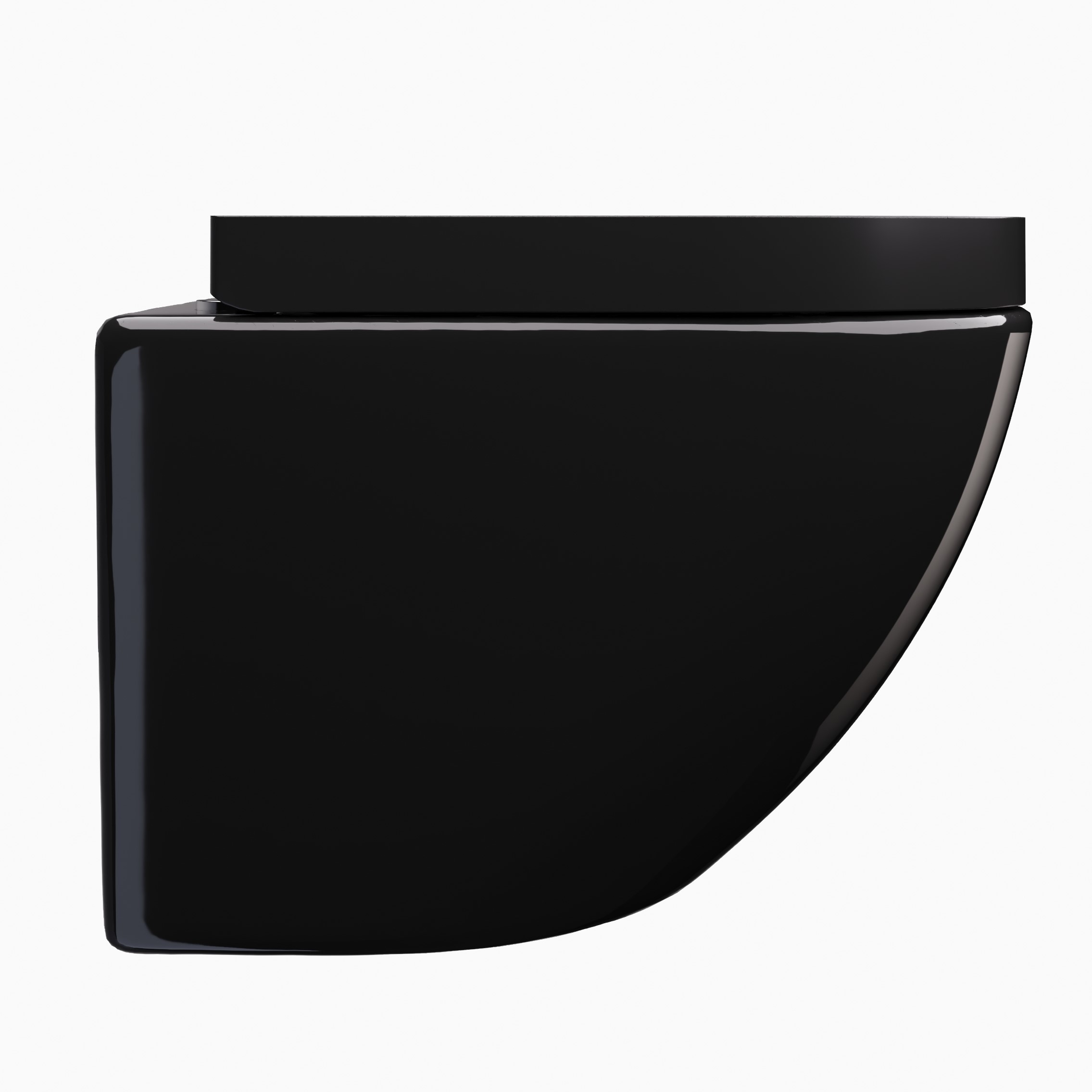 Toilette Hänge WC Spülrandlos inkl. WC Sitz mit Absenkautomatik SOFTCLOSE + abnehmbar Redonde in Schwarz Toilette Hänge WC Spülrandlos inkl. WC Sitz mit Absenkautomatik SOFTCLOSE + abnehmbar Redonde in Schwarz