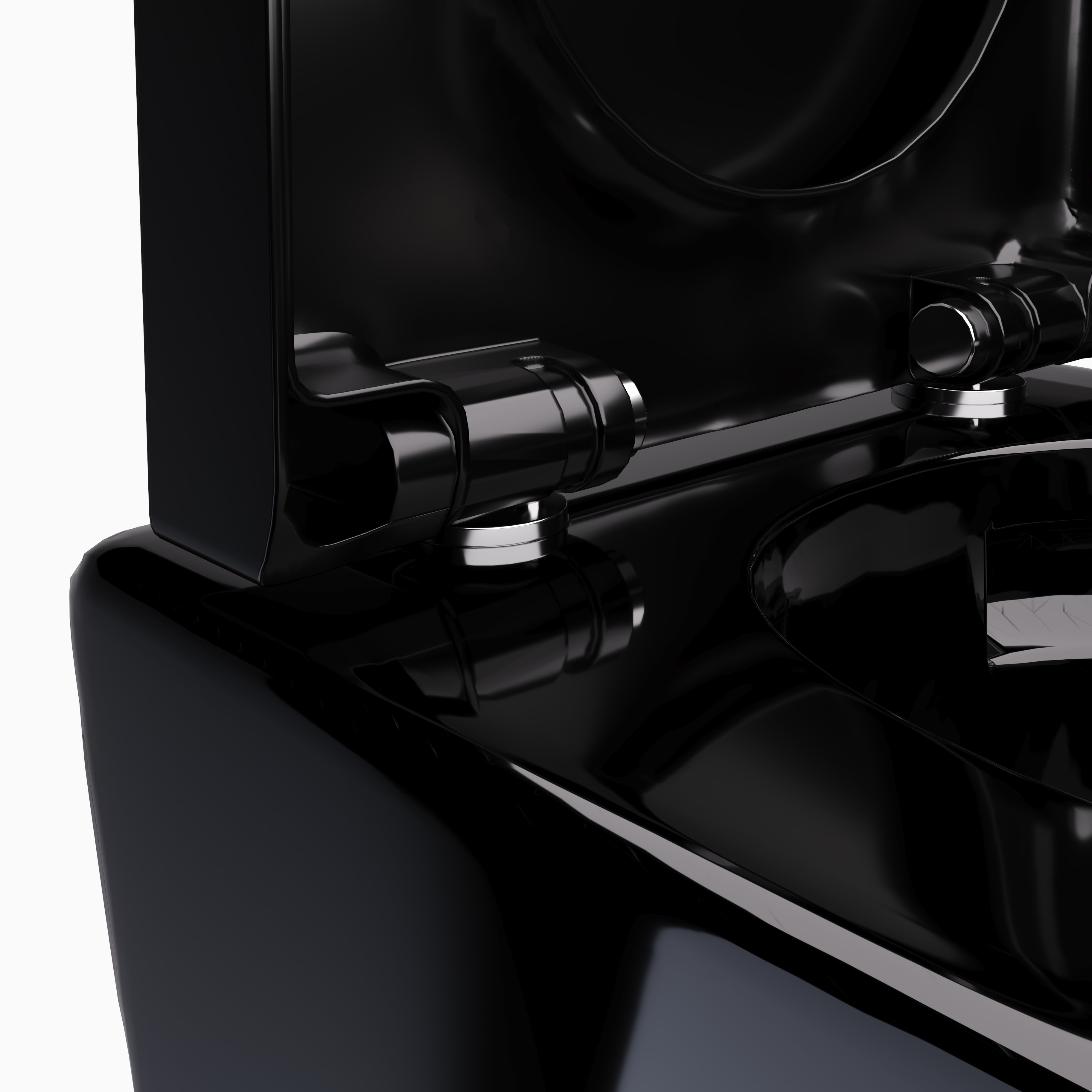 Toilette Hänge WC Spülrandlos inkl. WC Sitz mit Absenkautomatik SOFTCLOSE + abnehmbar Redonde in Schwarz Toilette Hänge WC Spülrandlos inkl. WC Sitz mit Absenkautomatik SOFTCLOSE + abnehmbar Redonde in Schwarz