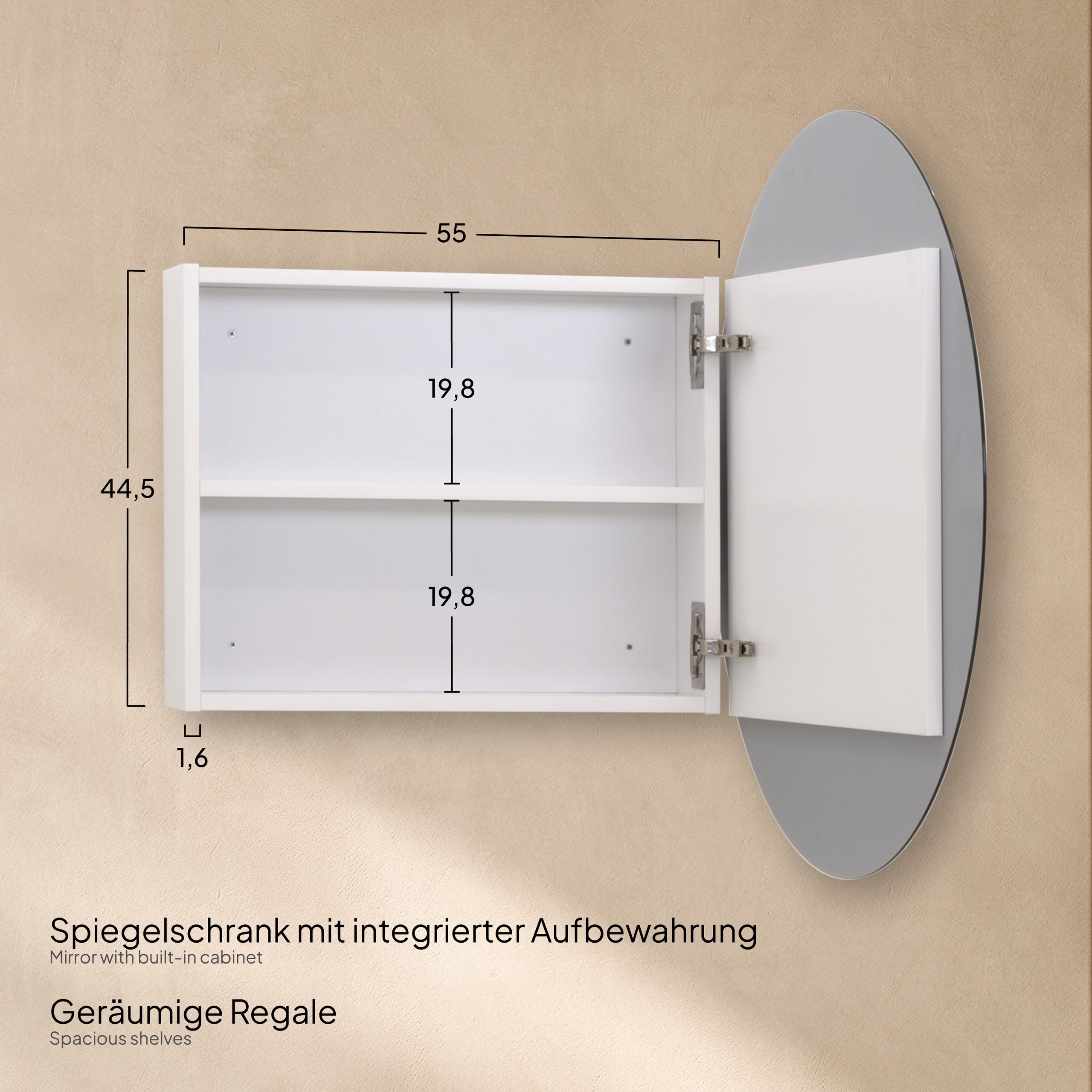 Badmöbel-Set Maia White, wandhängend, mit Steinplatte und Waschtisch aus Mineralguss sowie LED-Spiegel mit Antibeschlagfunktion, gerillte Textur Badmöbel-Set Maia White, wandhängend, mit Steinplatte und Waschtisch aus Mineralguss sowie LED-Spiegel mit Antibeschlagfunktion, gerillte Textur