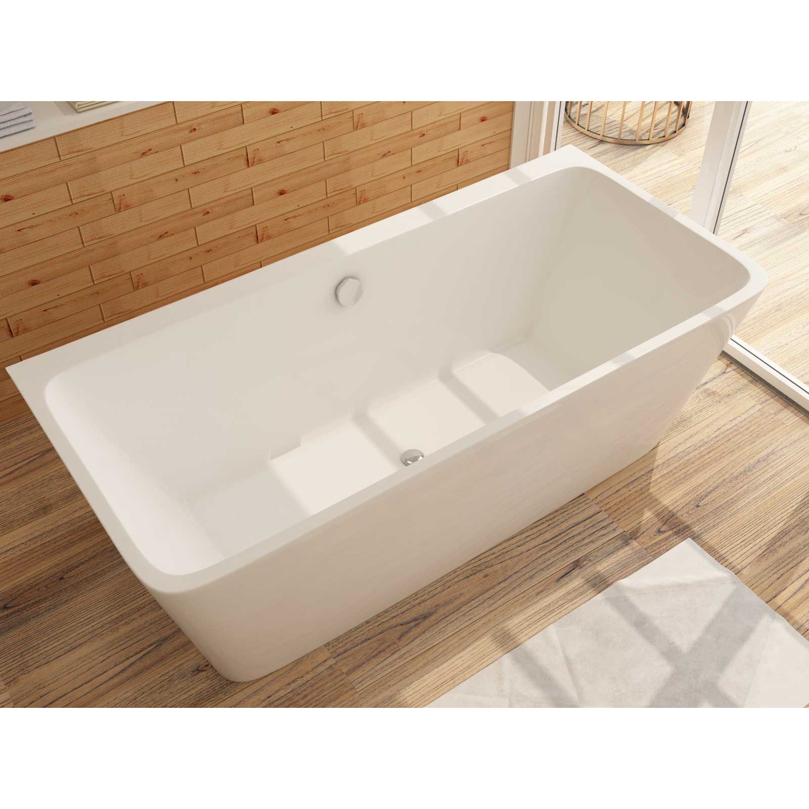 Badewanne aus Sanitäracryl Malmö Weiß - ALLE GRÖßEN Badewanne aus Sanitäracryl Malmö - ALLE GRÖßEN