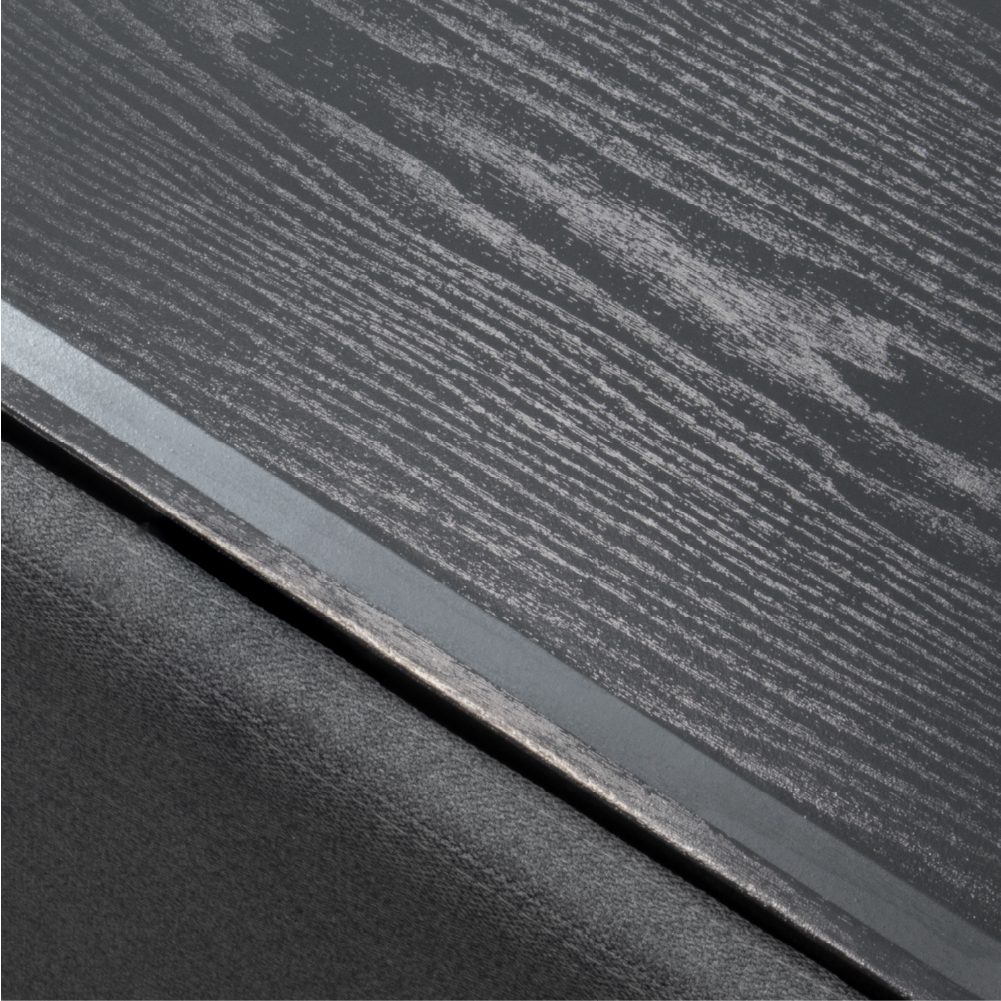 _SWCH.jpg Couchtisch GIGLIO mit 2 Sitzmodulen | Schwarze Tischplatte und gepolsterte Struktur