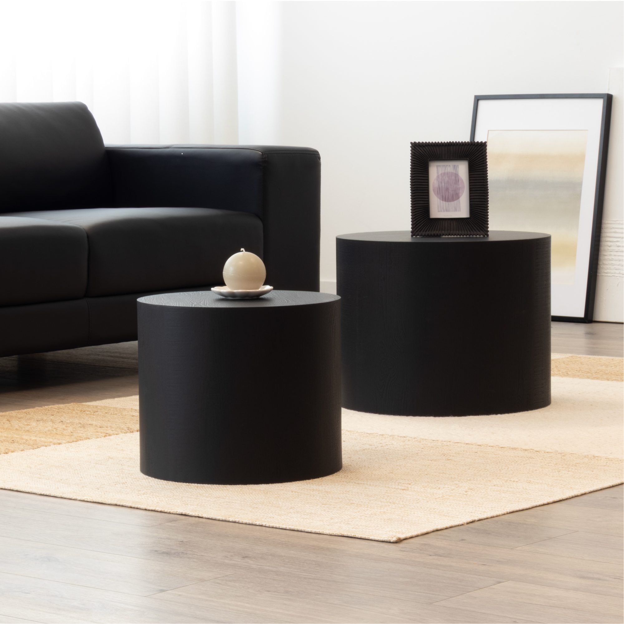Set aus 2 Couchtischen/Wohnzimmertischen YANKA