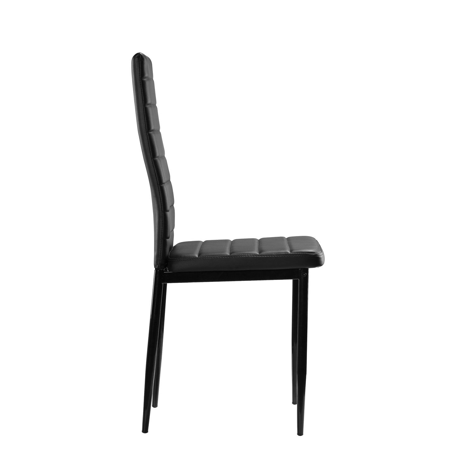 Esszimmerstuhl Gusto Weiß Küchenstuhl aus Holz mit Sitzschale + Sitzkissen aus Kunstleder 6 Stück