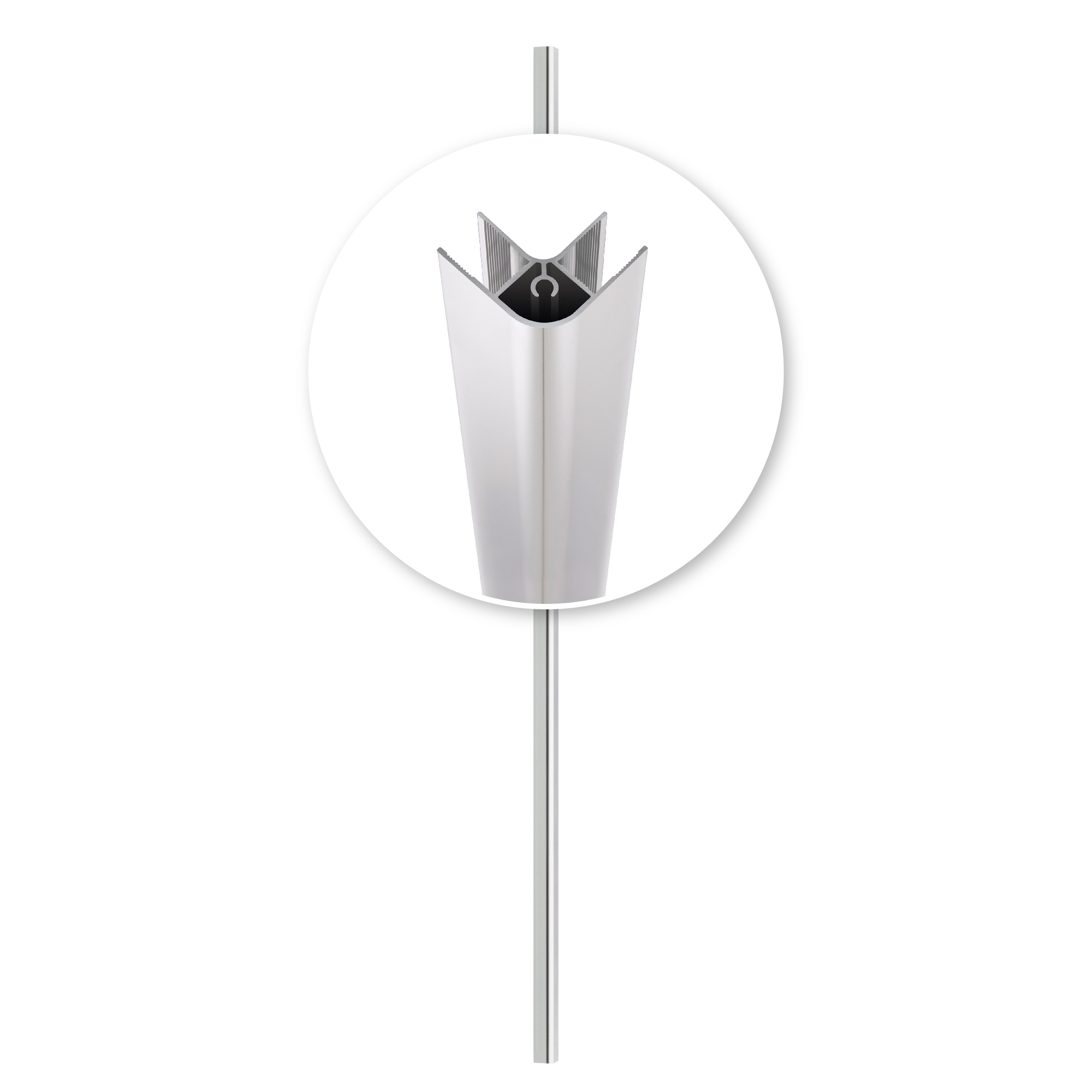 Artboard 2.jpg Hochwertiges Eckprofil aus verchromtem Aluminium – 180 cm/190 cm/200 cm