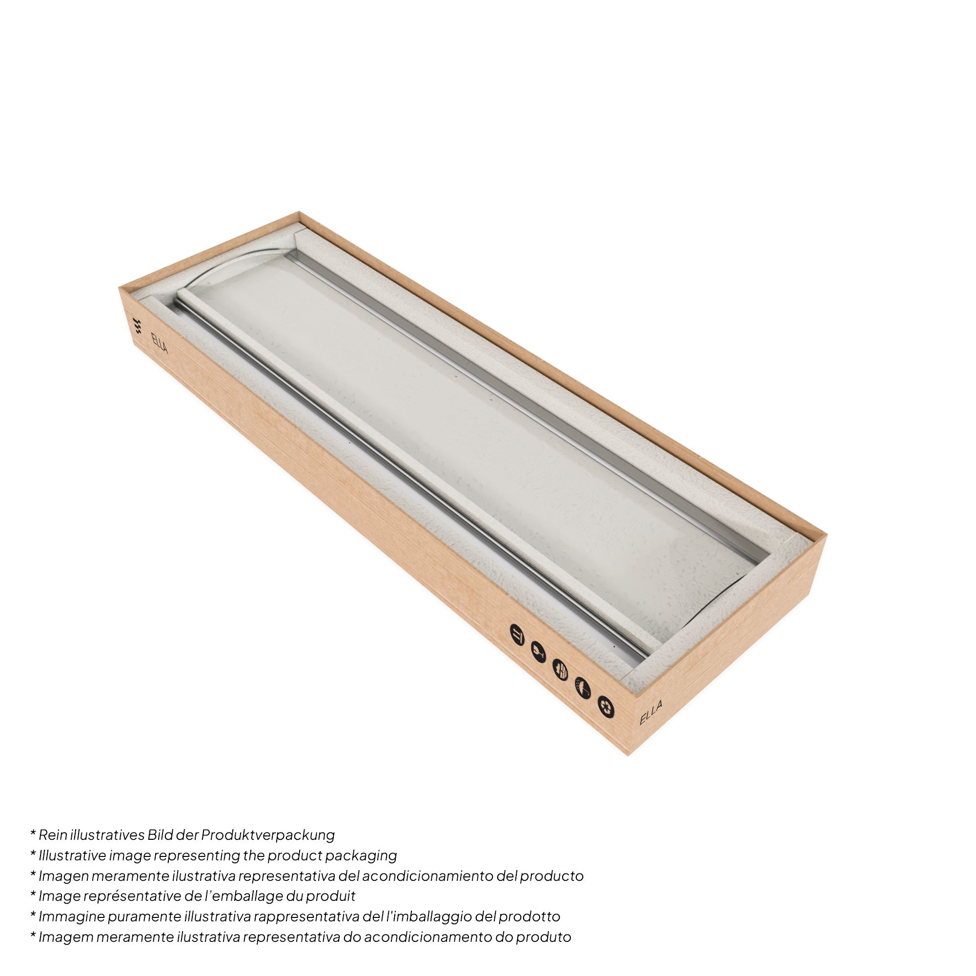 Quarter Circle Shower Ella with Sliding Doors Made of ESG Safety Glass