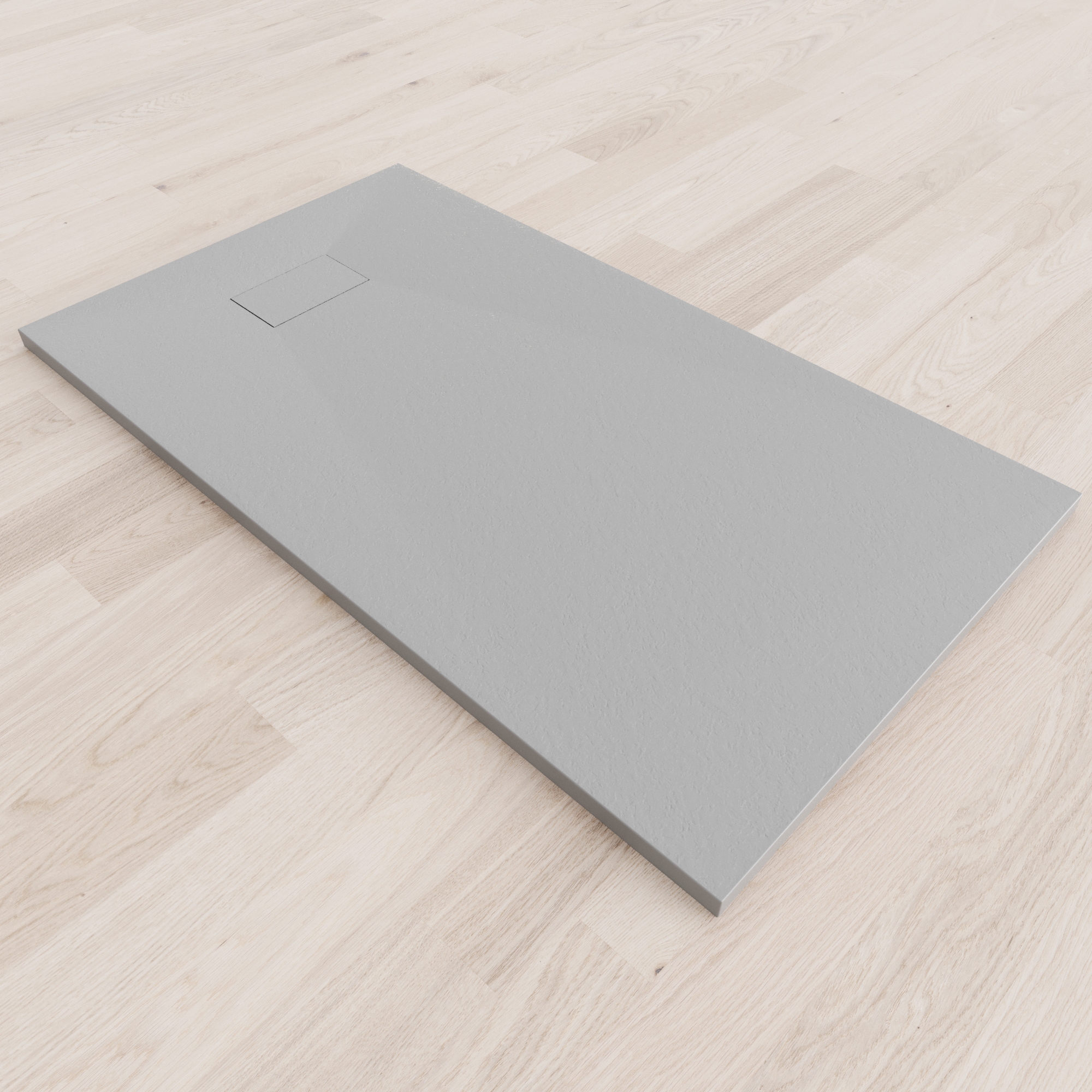 SMC Duschwanne Boreal in Stein-Optik inkl. Ablaufgarnitur - Grau 80x140 cm SMC Duschwanne Boreal in Stein-Optik inkl. Ablaufgarnitur - Grau 70 x140 cm