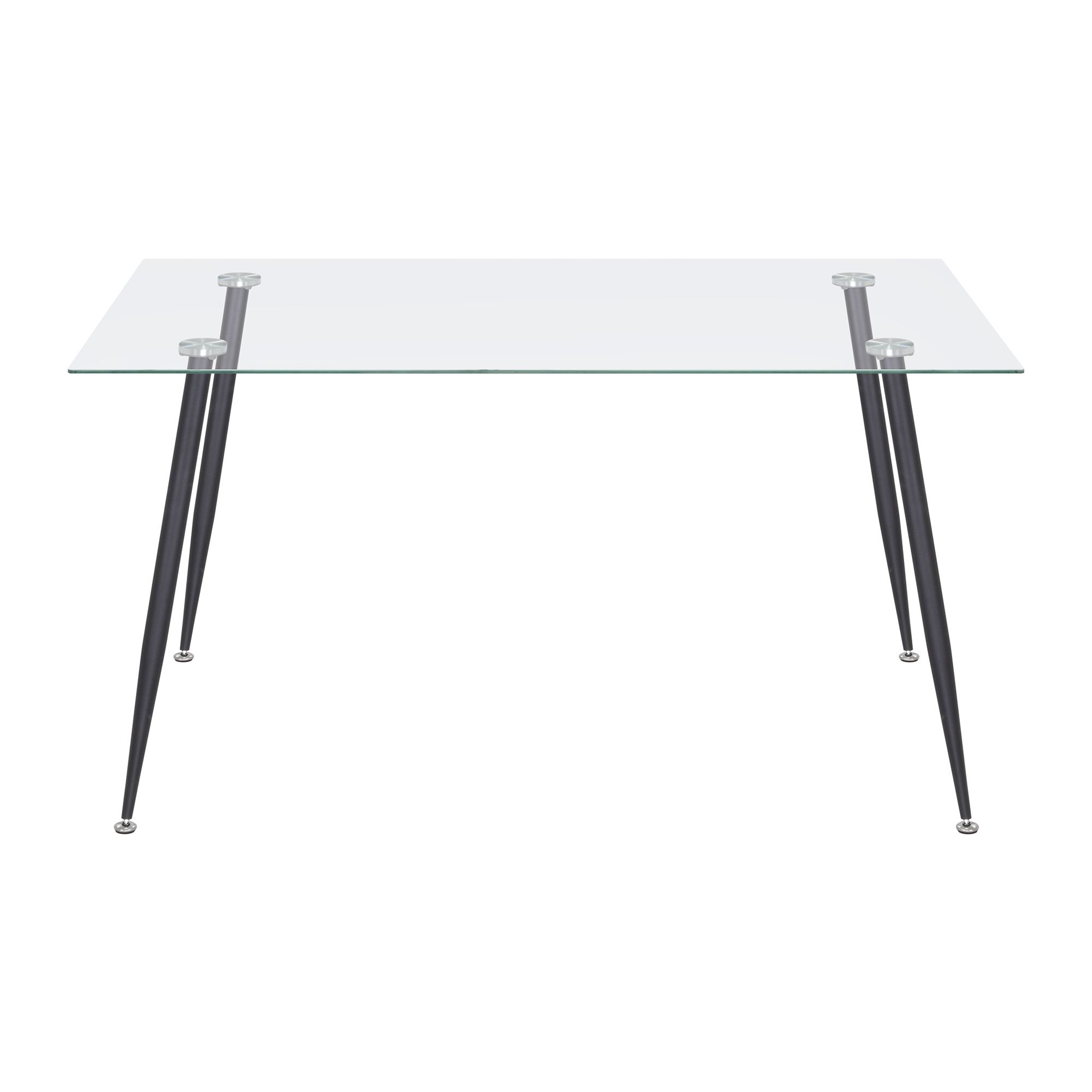 Esszimmer-Tisch BEALE | Tischplatte: Weißer Marmor | Beine: Holz 160 cm