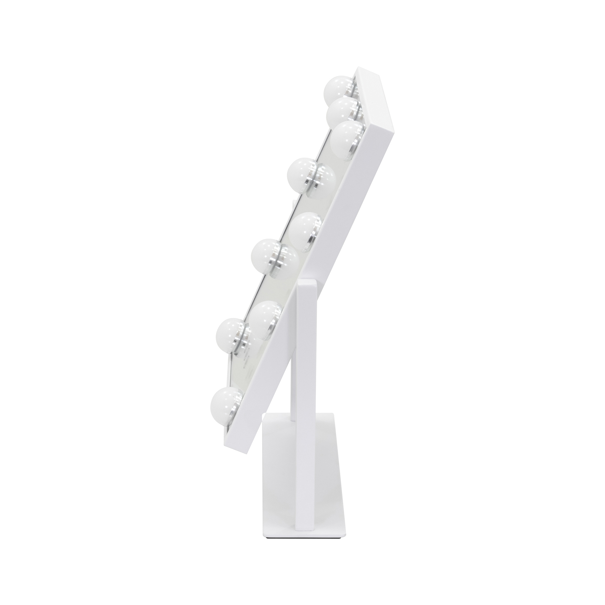 Schminkspiegel Bulb TINY mit 9 dimmbaren LED-Lampen Weiß