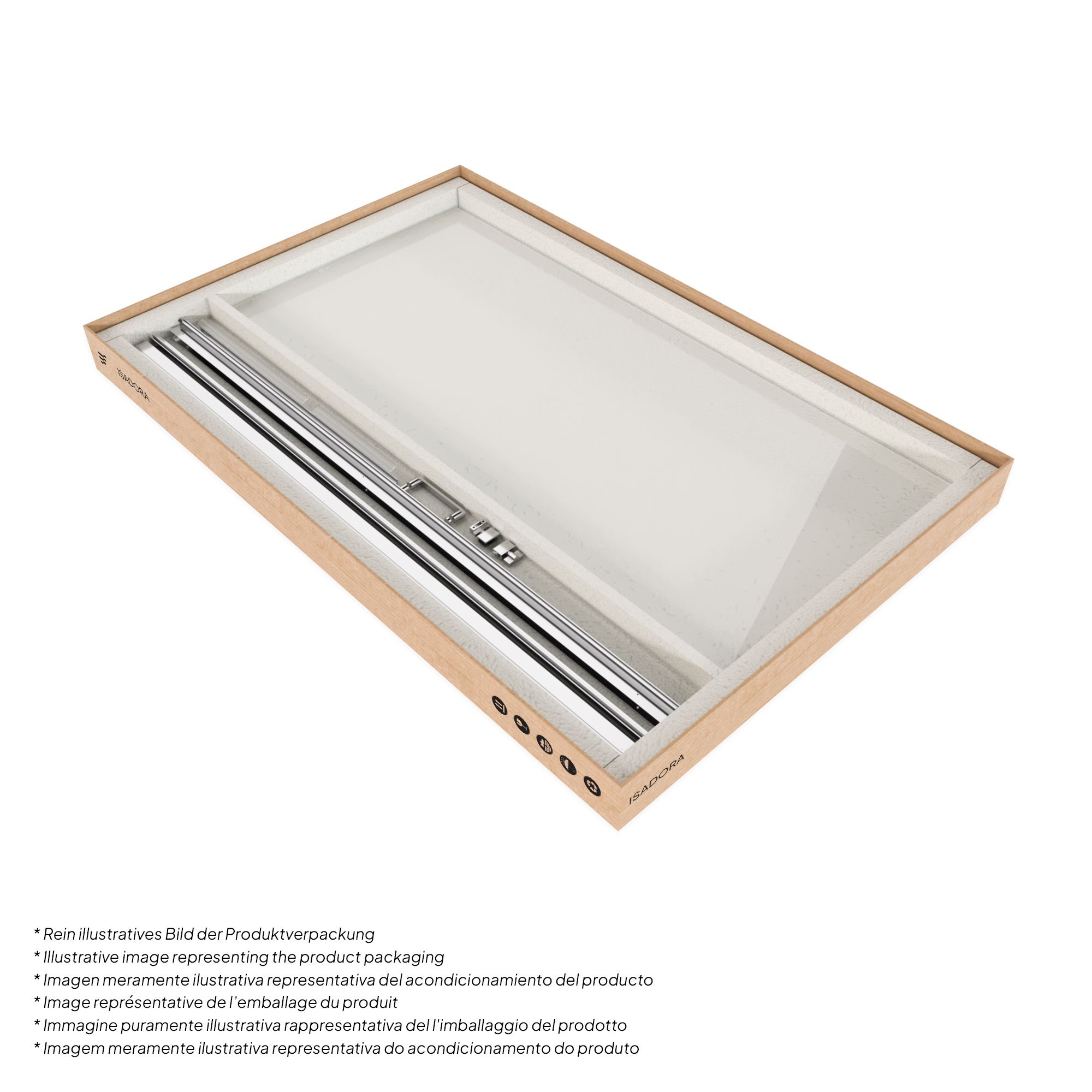 Fronteinstieg Isadora mit Klapptür und schwarzen Profilen aus ESG Sicherheitsglas Fronteinstieg Isadora mit Klapptür und schwarzen Profilen aus ESG Sicherheitsglas