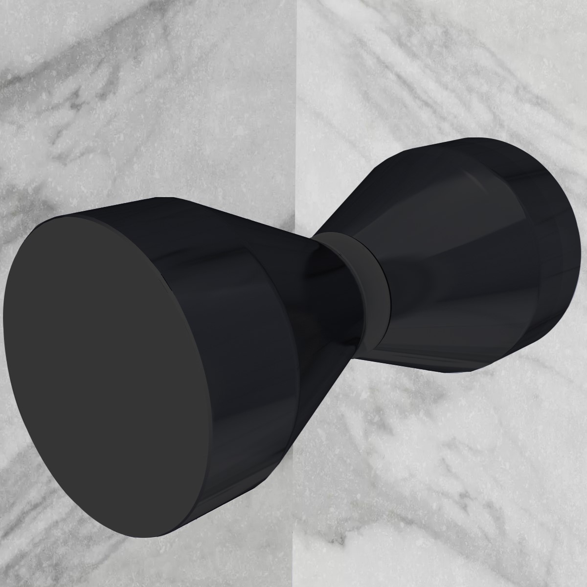 Eckeinstieg Emma BLACK mit Falttüren aus ESG Sicherheitsglas 70x75 cm-180 cm Eckeinstieg Emma BLACK mit Falttüren aus ESG Sicherheitsglas 70x75 cm-180 cm