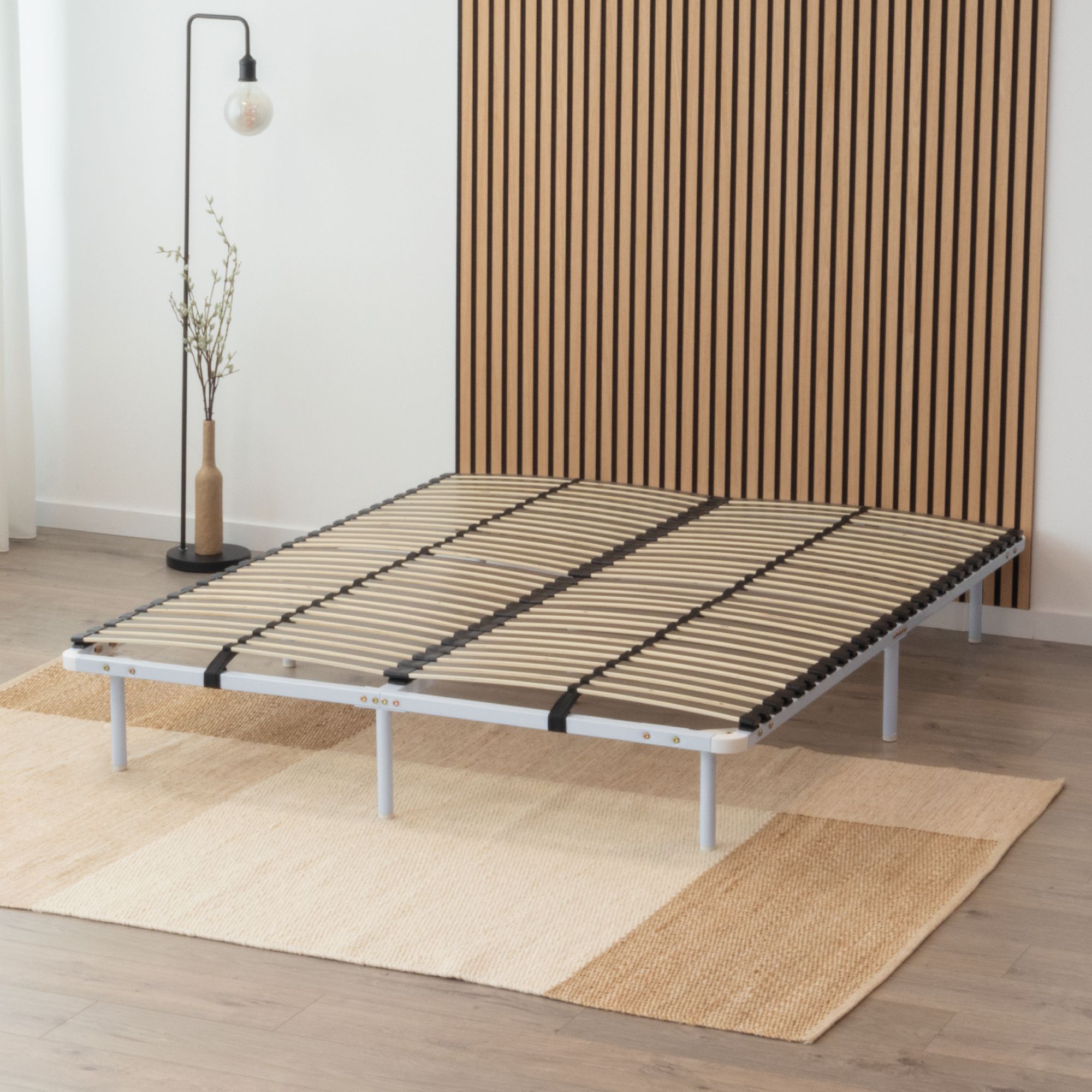 Gästebett Metallbett Ortho Weiß für alle Betten und Matratzen geeignet