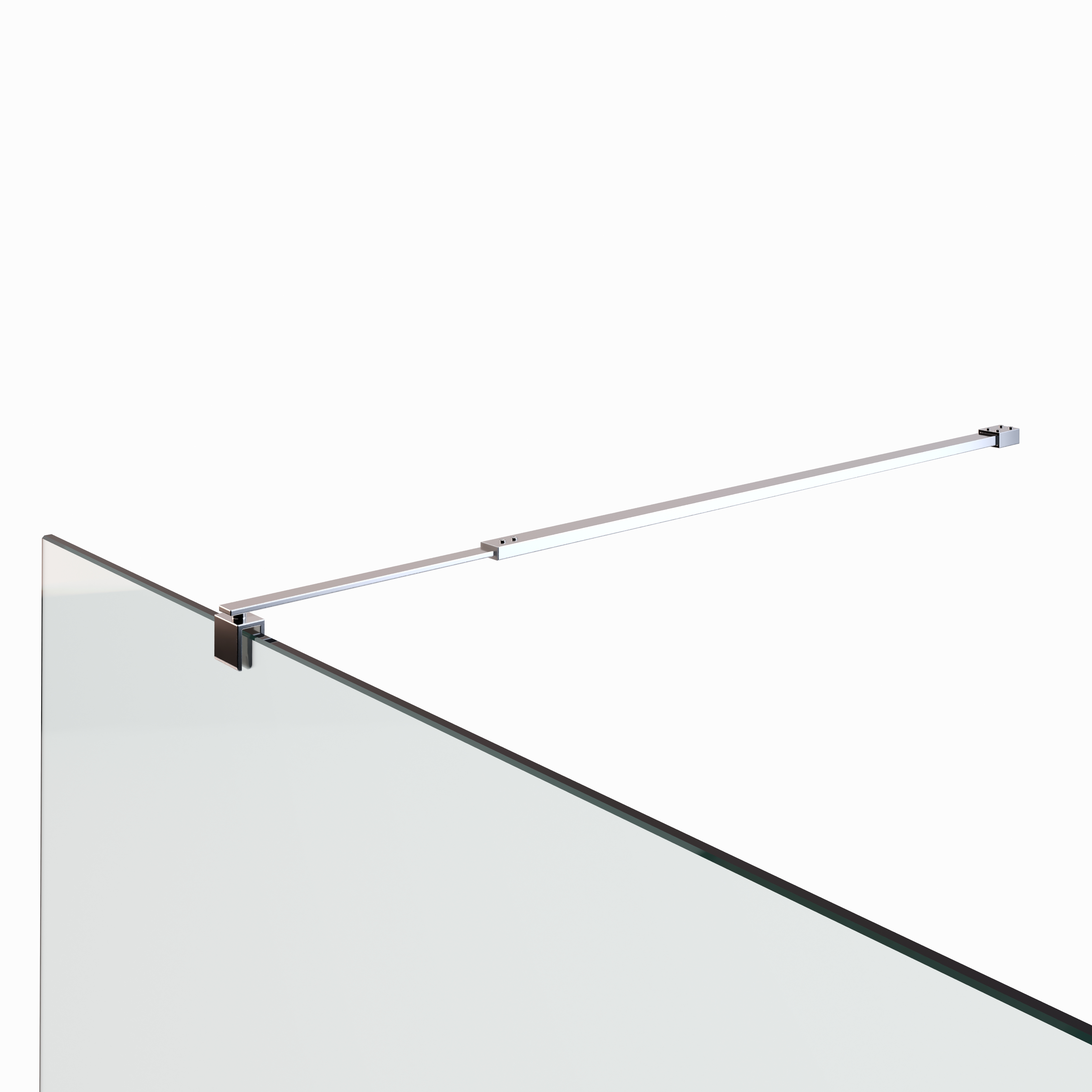 Haltestange für Walk In Duschwände mit Verstellbereich 73-121 cm Haltestange für Walk In Duschwände mit Verstellbereich 73-121 cm