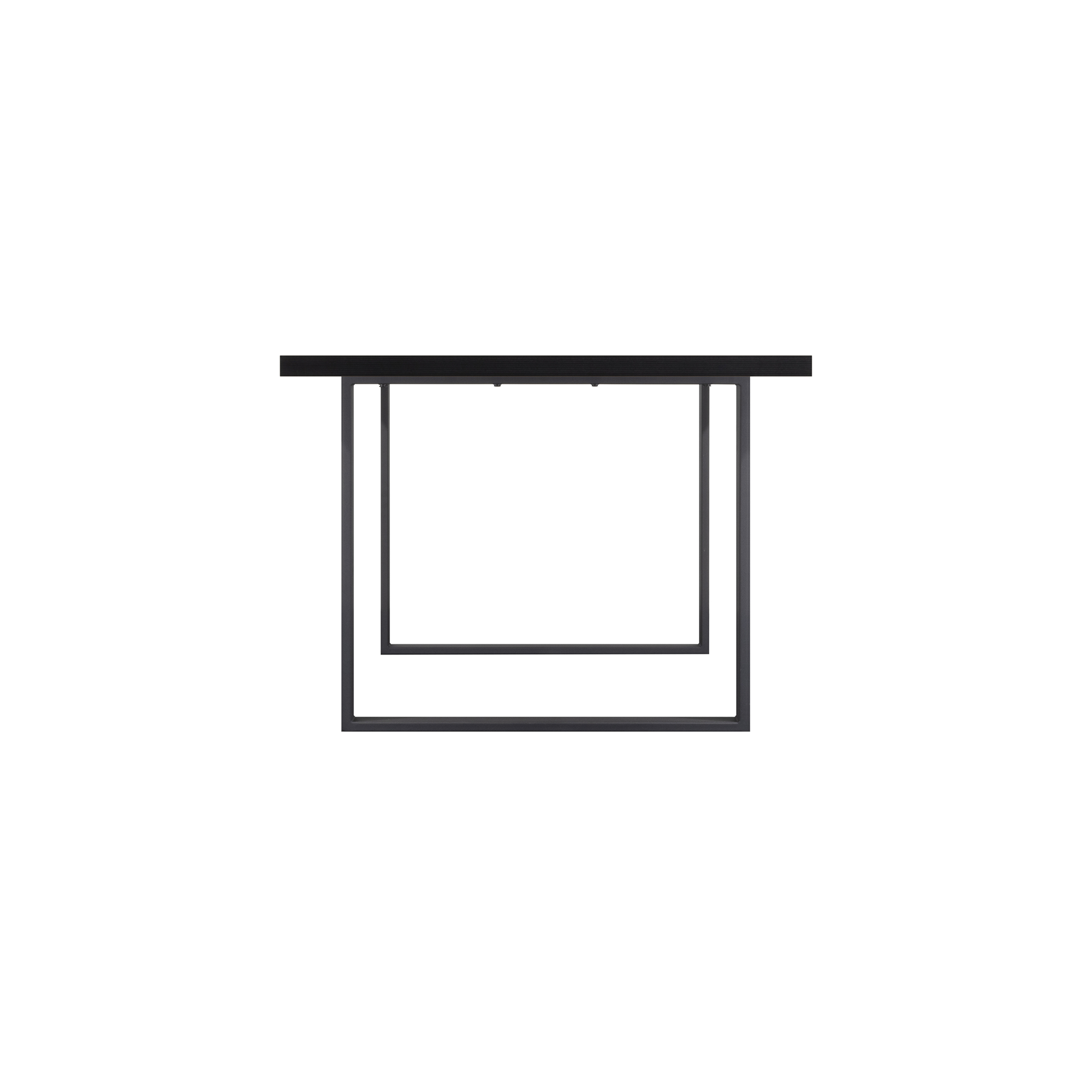 Esszimmertisch MACON Kufentisch Holztisch Esstisch - Schwarz + Industrial Esszimmertisch MACON Kufentisch Holztisch Esstisch - Schwarz + Schwarz 220x100 cm