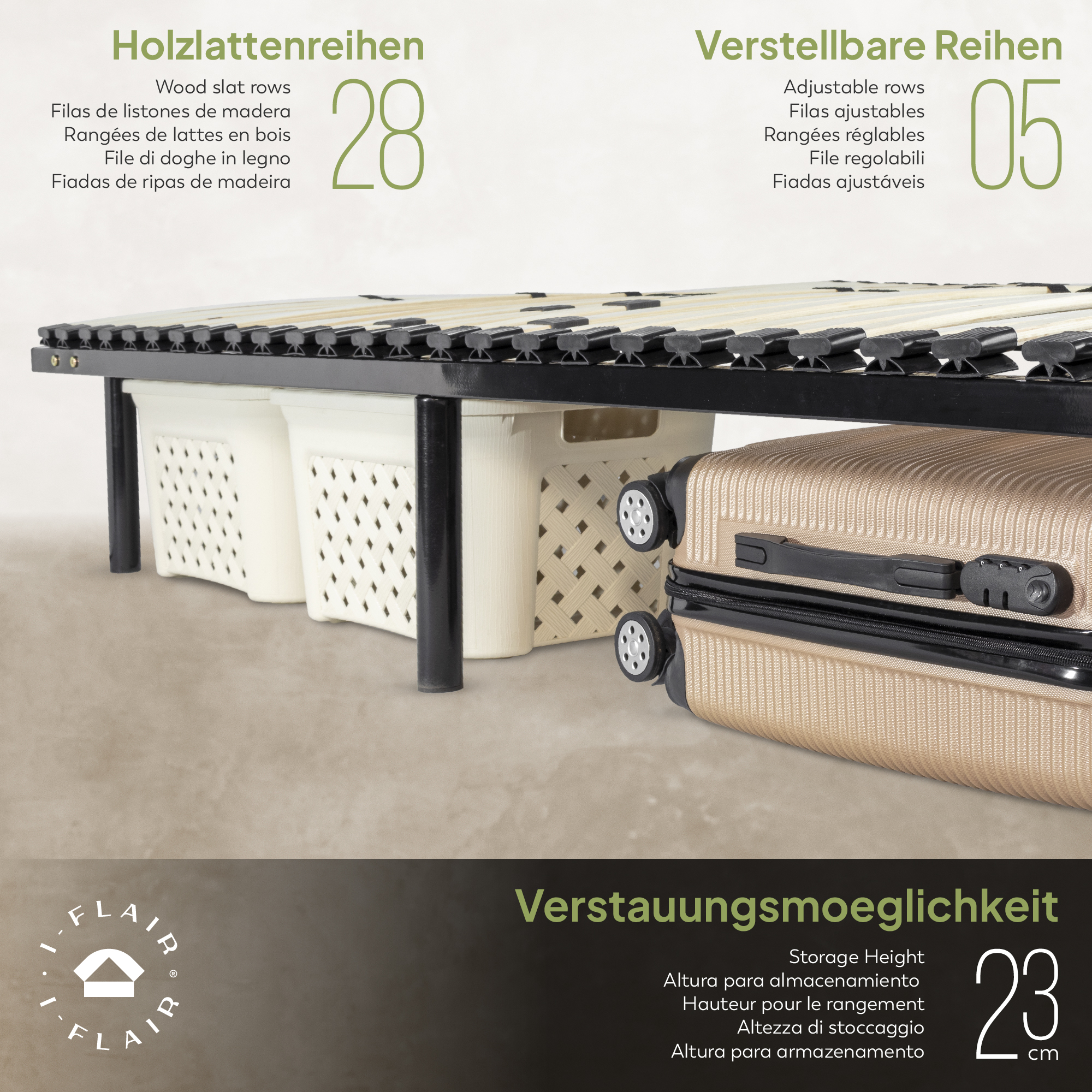 Metallbett NEEU auf Füßen - für alle Matratzen geeignet