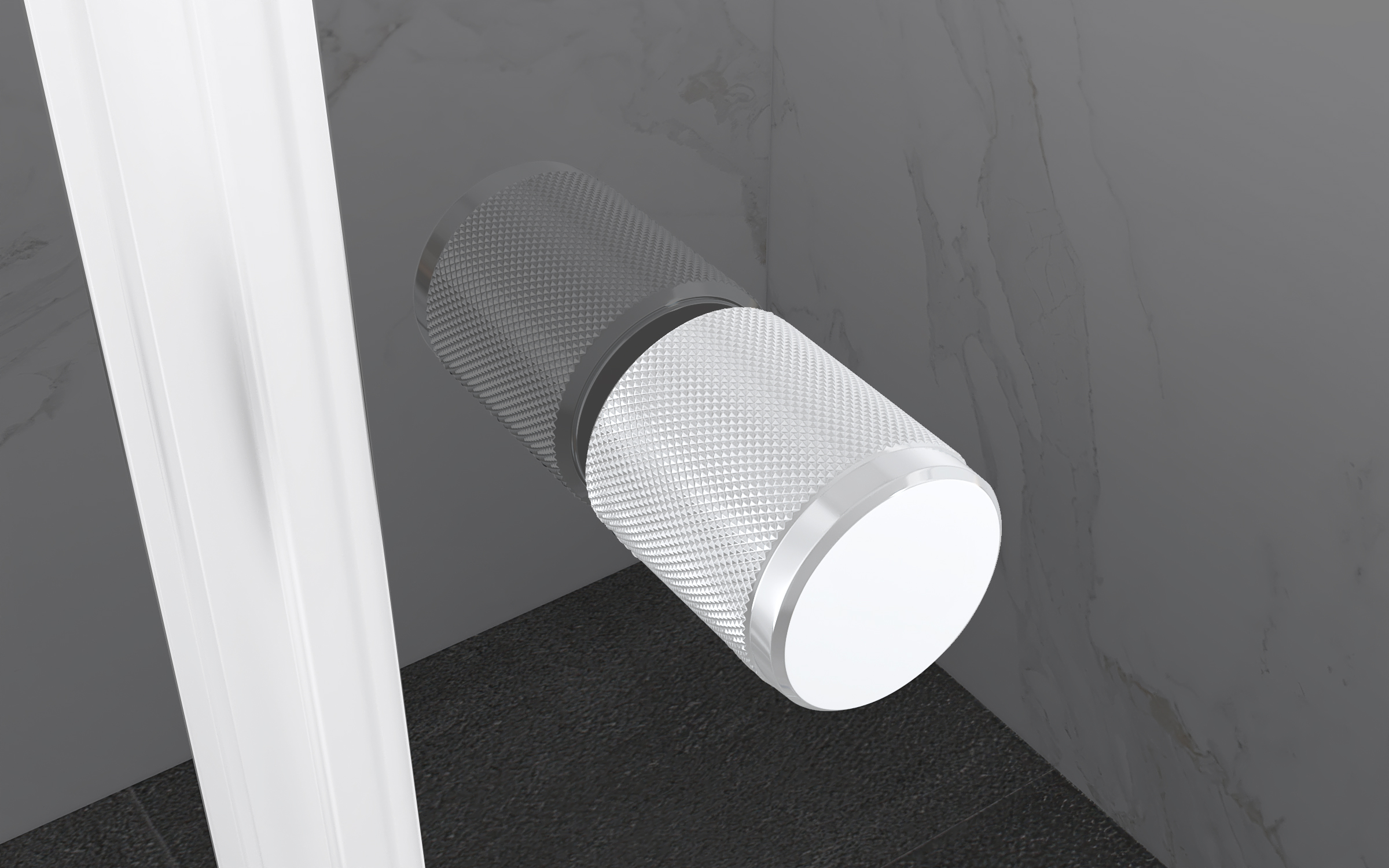 Corner Entry Kaylee with Sliding Doors Made of ESG Safety Glass Corner Entry Kaylee with Sliding Doors Made of ESG Safety Glass