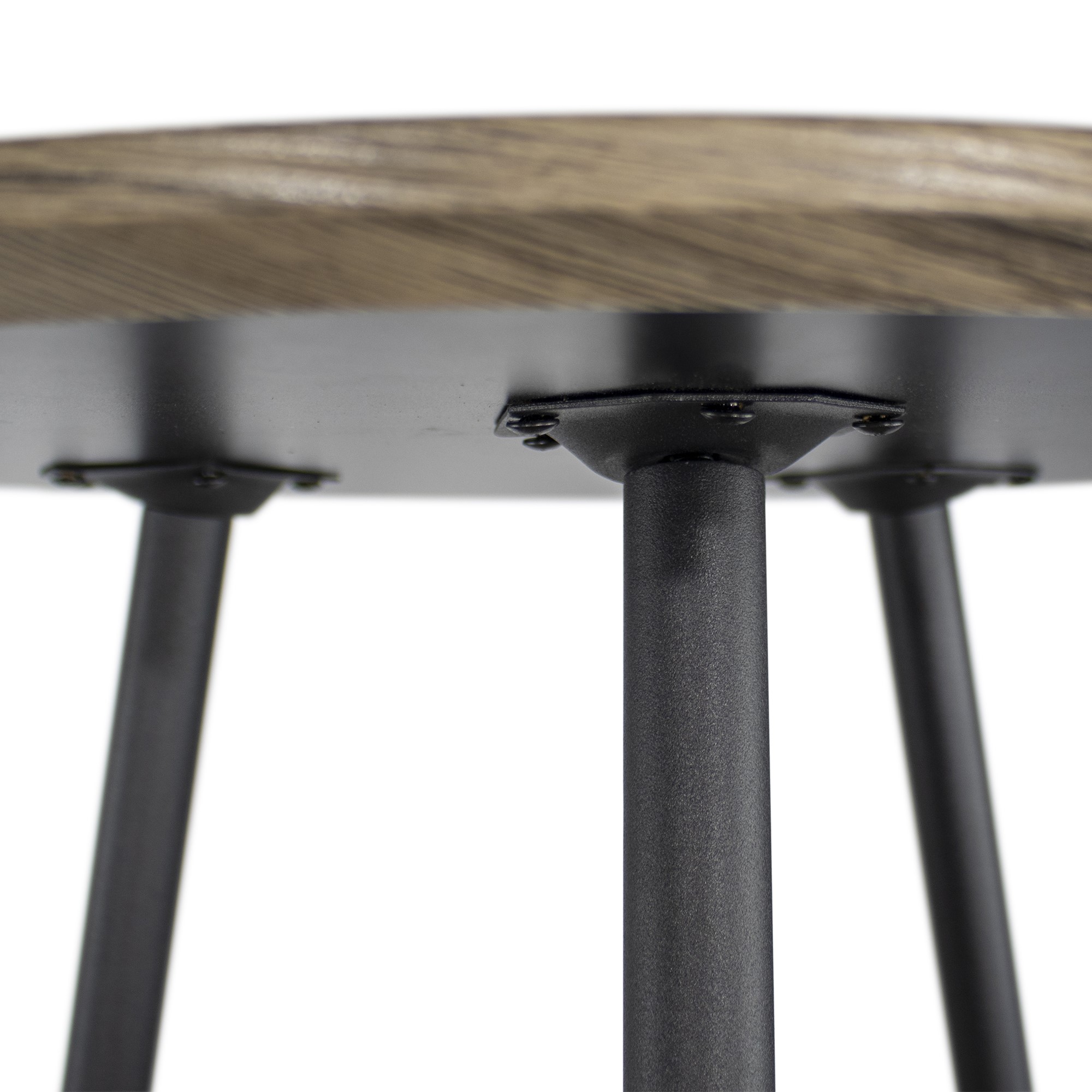 Couchtisch TRISTAN Beistelltisch rund aus Melamin/Metall 2er Set Couchtisch TRISTAN Beistelltisch rund aus Melamin/Metall 2er Set